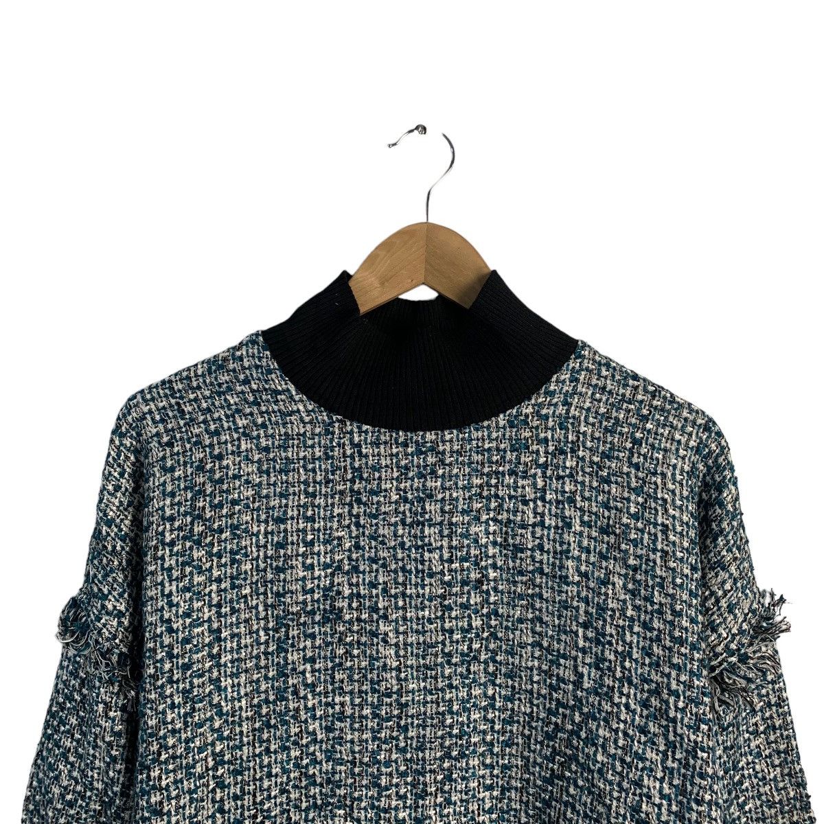 Zara Zara Tweed Blouse Size S / US 4 / IT 40 - 4 Thumbnail