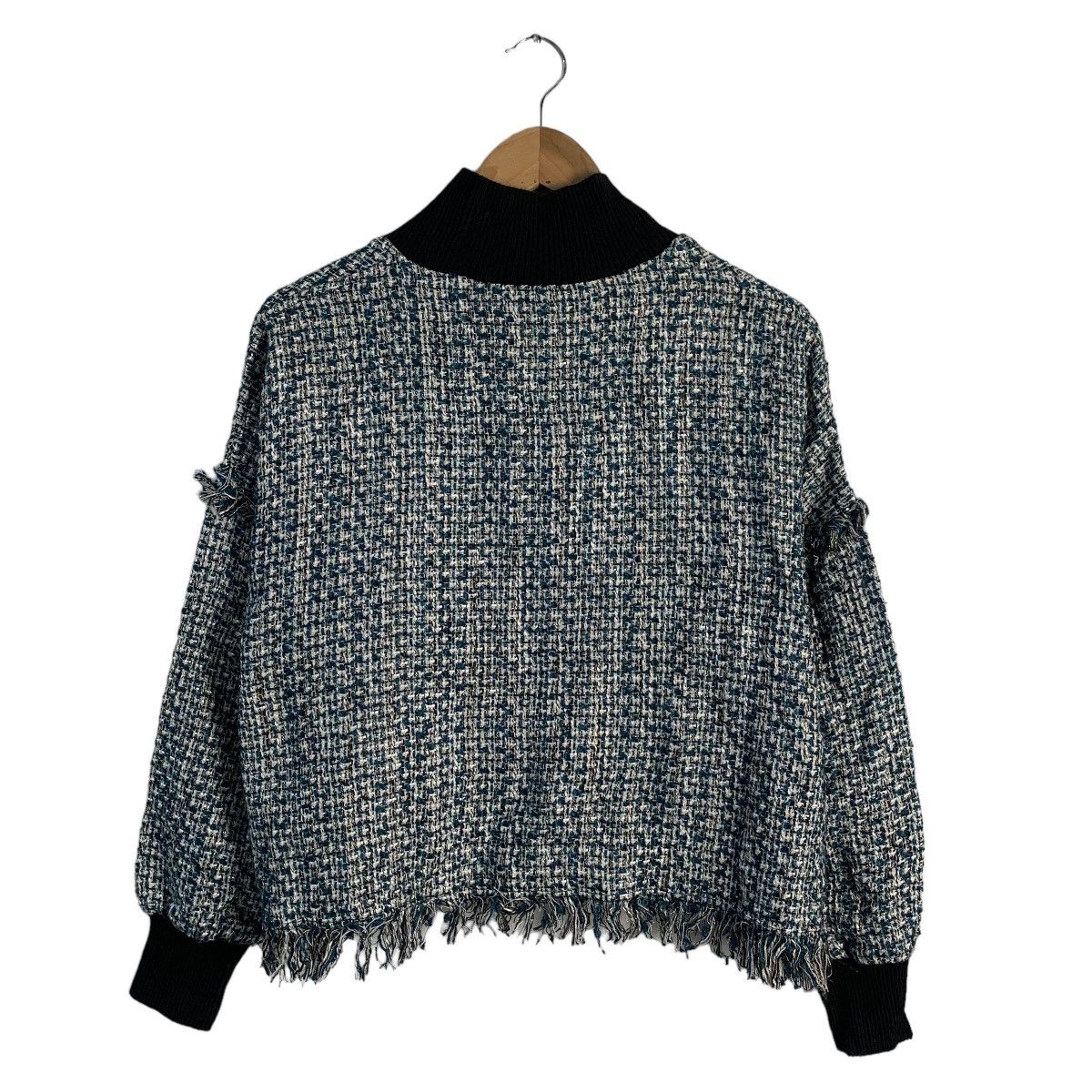 Zara Zara Tweed Blouse Size S / US 4 / IT 40 - 7 Thumbnail