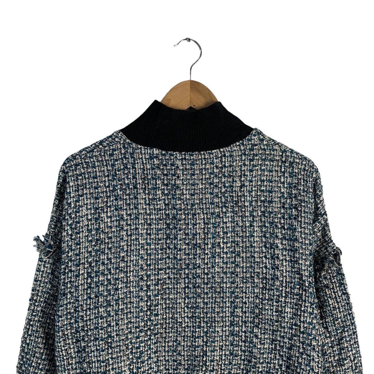 Zara Zara Tweed Blouse Size S / US 4 / IT 40 - 10 Thumbnail