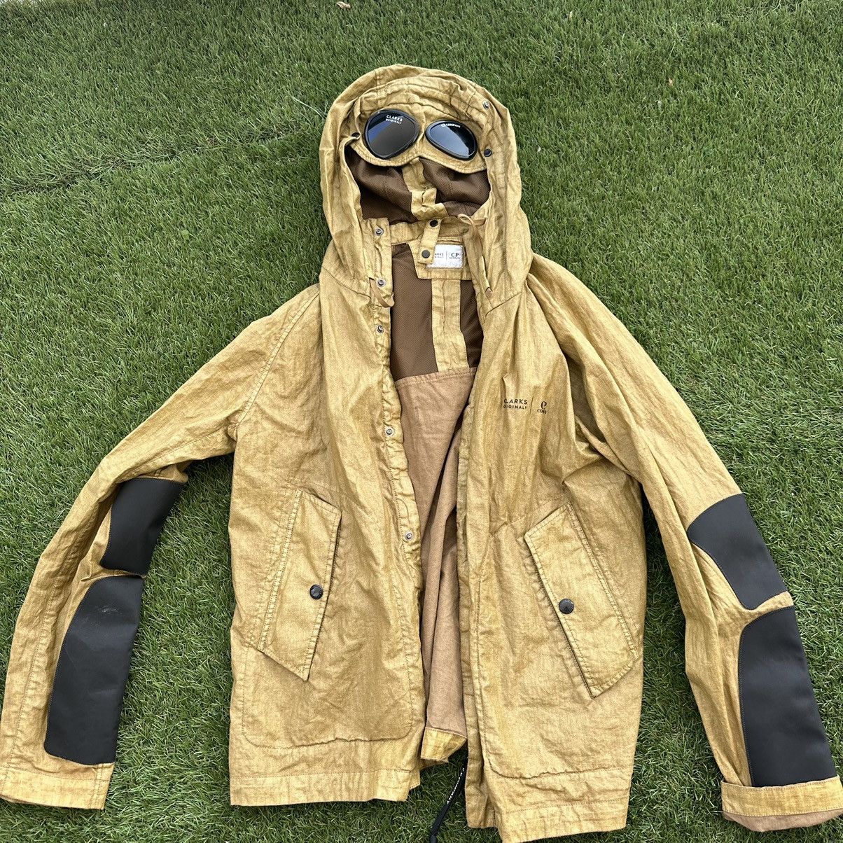 C.P. Company C.P. COMPANY X CLARKS LINO MEDIUM WAX JACKET | Grailed