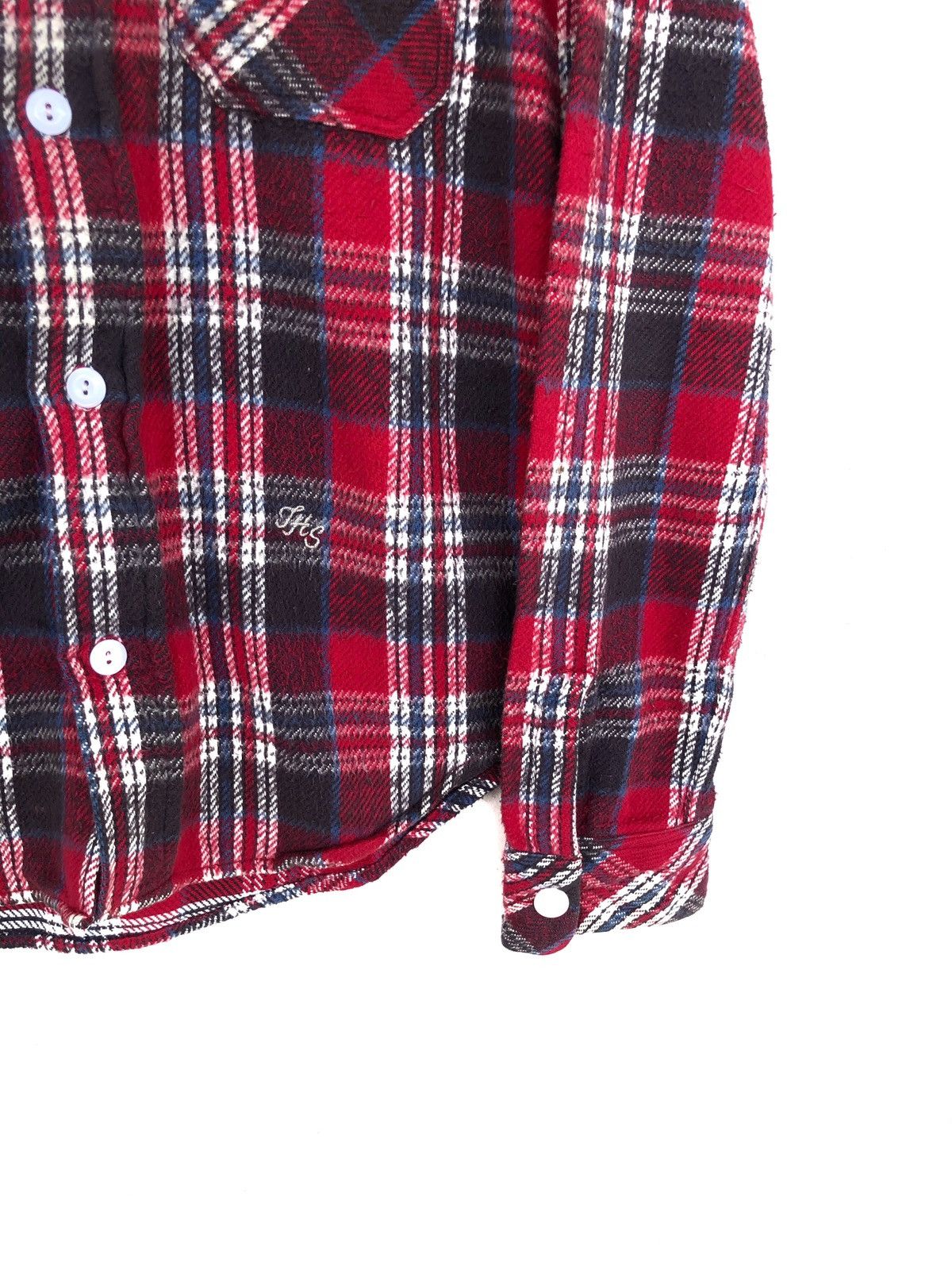 Number (N)ine GRAIL🔥Miyashita Tartan Anarchy Punk Flannel Shirt Size US M / EU 48-50 / 2 - 3 Thumbnail