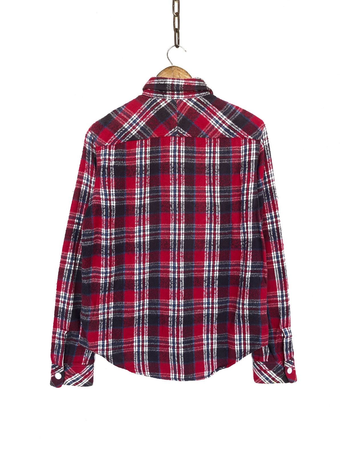 Number (N)ine GRAIL🔥Miyashita Tartan Anarchy Punk Flannel Shirt Size US M / EU 48-50 / 2 - 4 Thumbnail