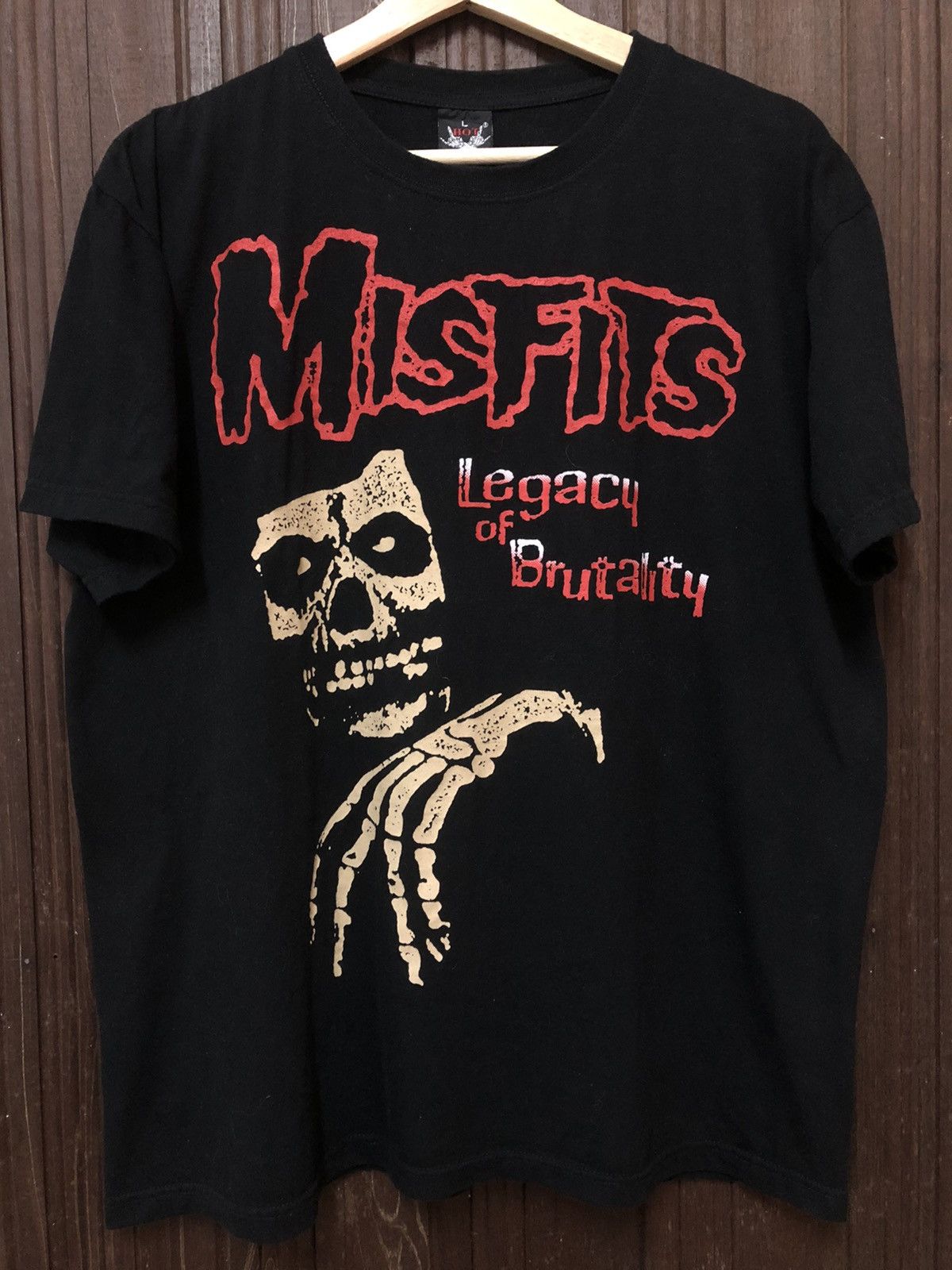Band Tees × Misfits × Vintage Vintage Bootleg Misfits Legacy of Brutality Band Tee Shirt Size US L / EU 52-54 / 3 - 1 Thumbnail