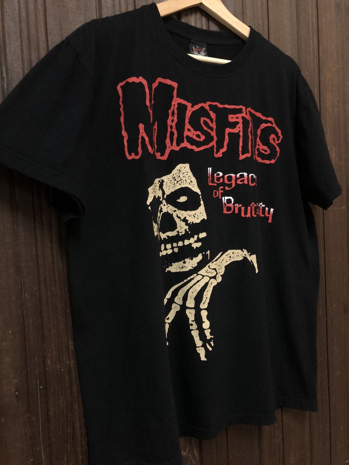 Band Tees × Misfits × Vintage Vintage Bootleg Misfits Legacy of Brutality Band Tee Shirt Size US L / EU 52-54 / 3 - 7 Thumbnail