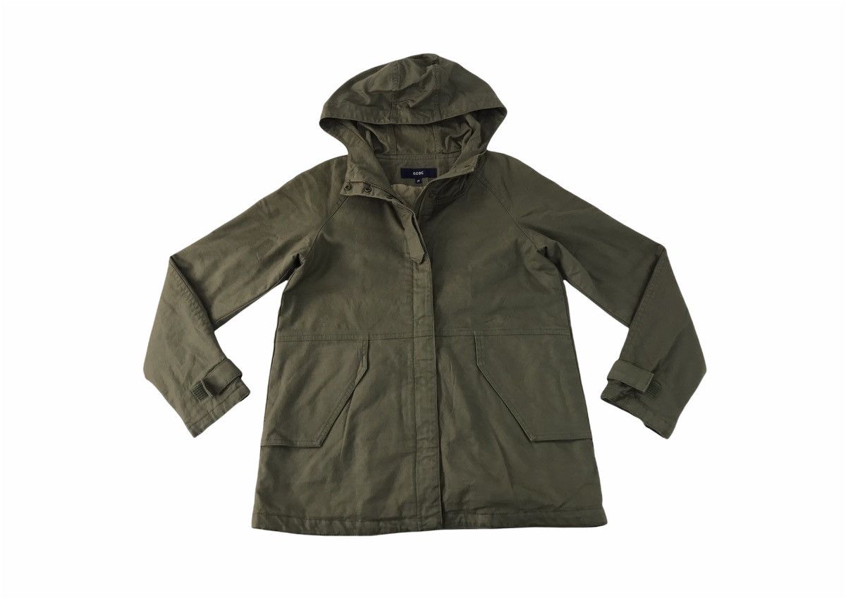 Vintage Ozoc Hoodies Jacket Zipper Military Khakis Size US S / EU 44-46 / 1 - 1 Thumbnail