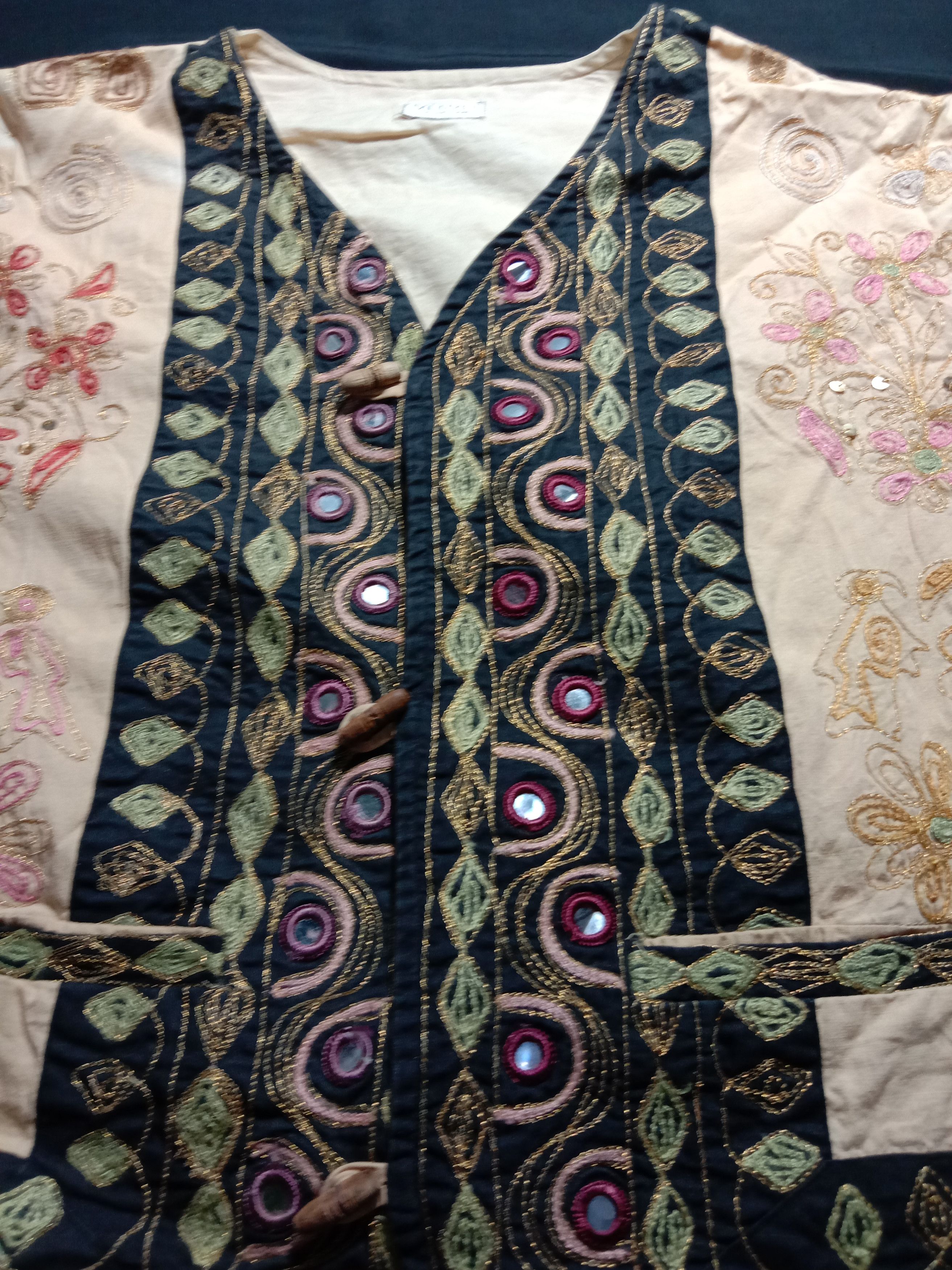 Japanese Brand Mimi Collection Arabic Dress Ethic Native Vest Jacket Size M / US 6-8 / IT 42-44 - 5 Thumbnail