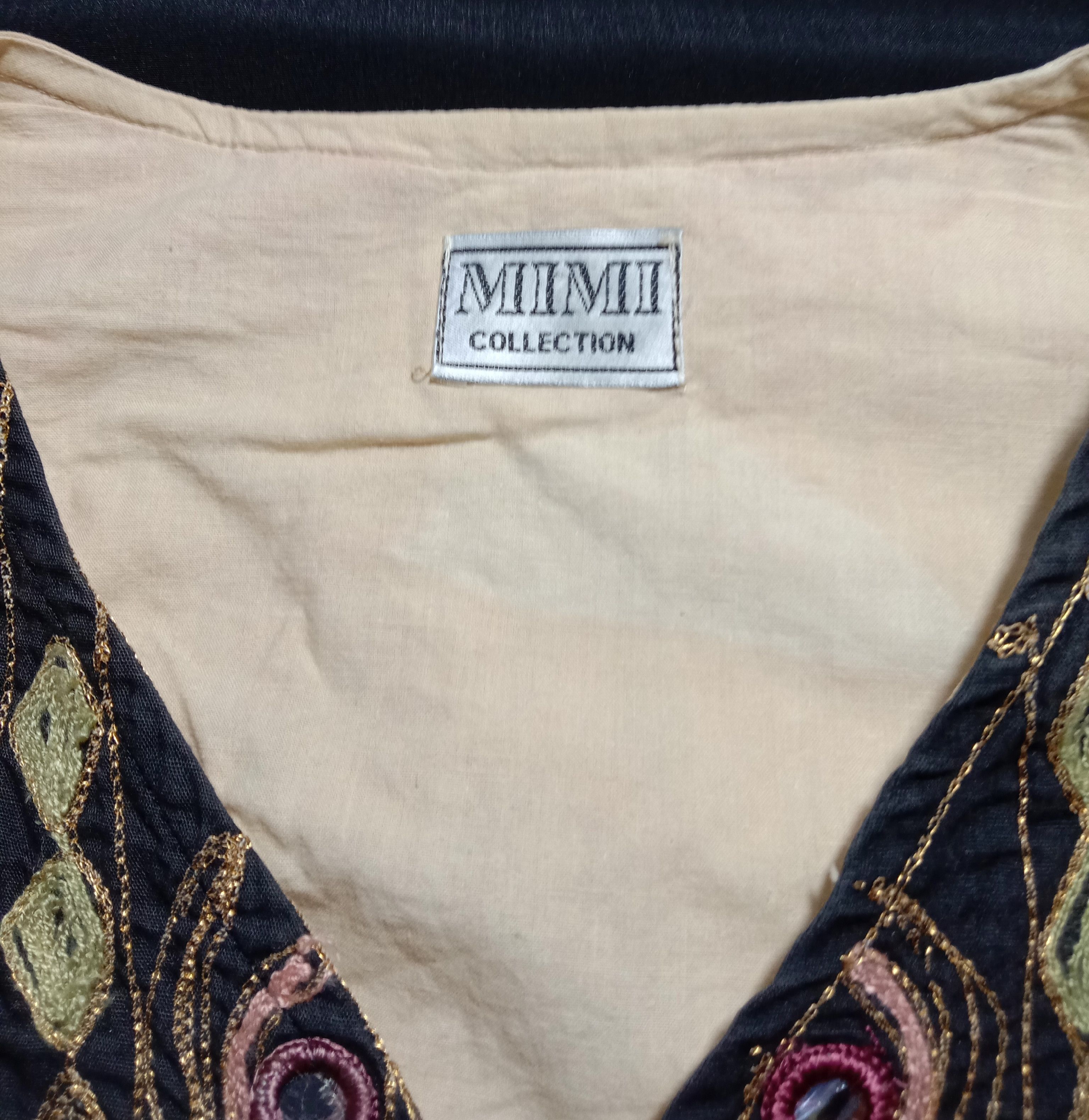 Japanese Brand Mimi Collection Arabic Dress Ethic Native Vest Jacket Size M / US 6-8 / IT 42-44 - 6 Thumbnail