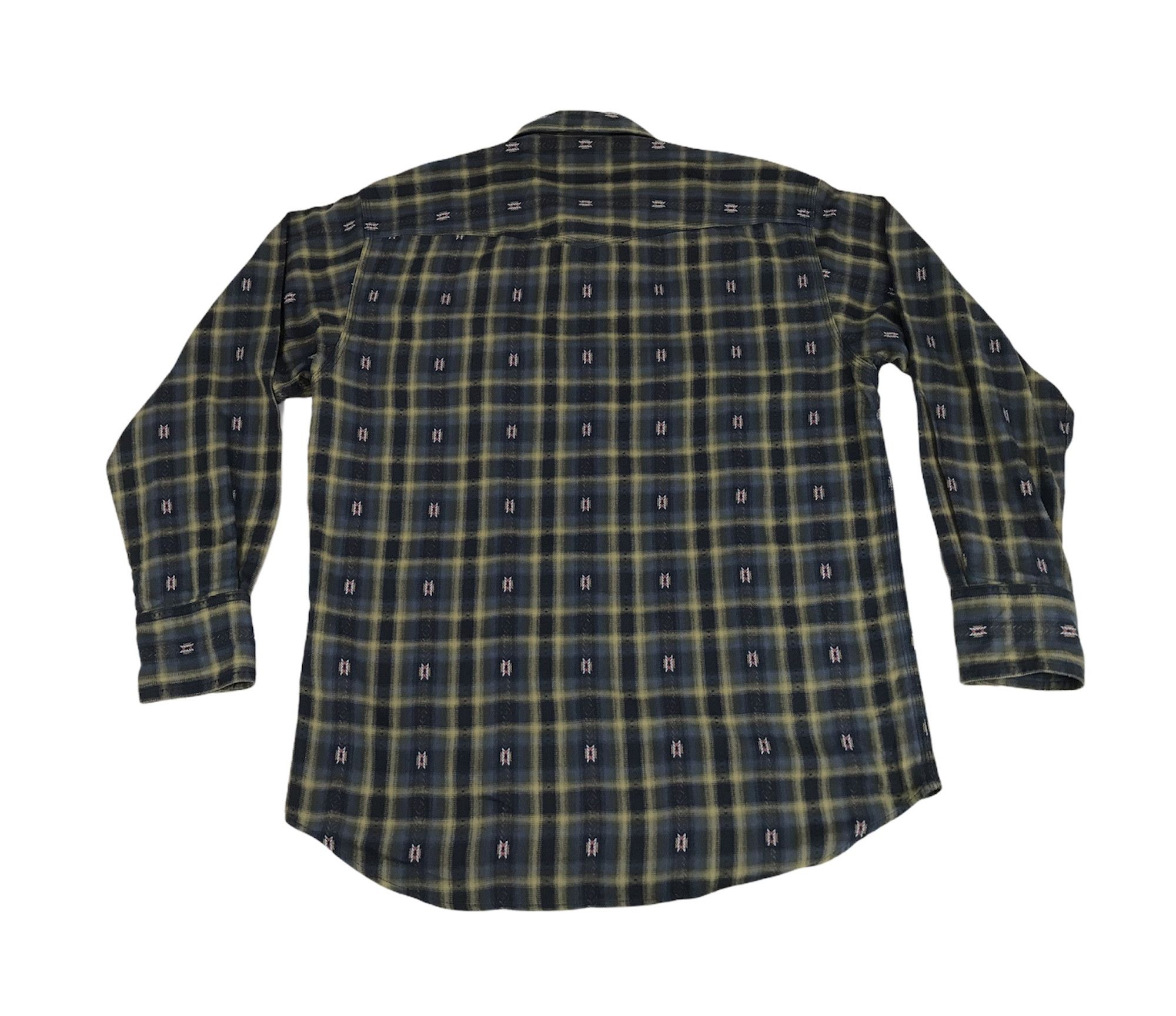 Flannel Vintage Fox Fire Snap Button Western Flannel Shirt Size US L / EU 52-54 / 3 - 2 Thumbnail