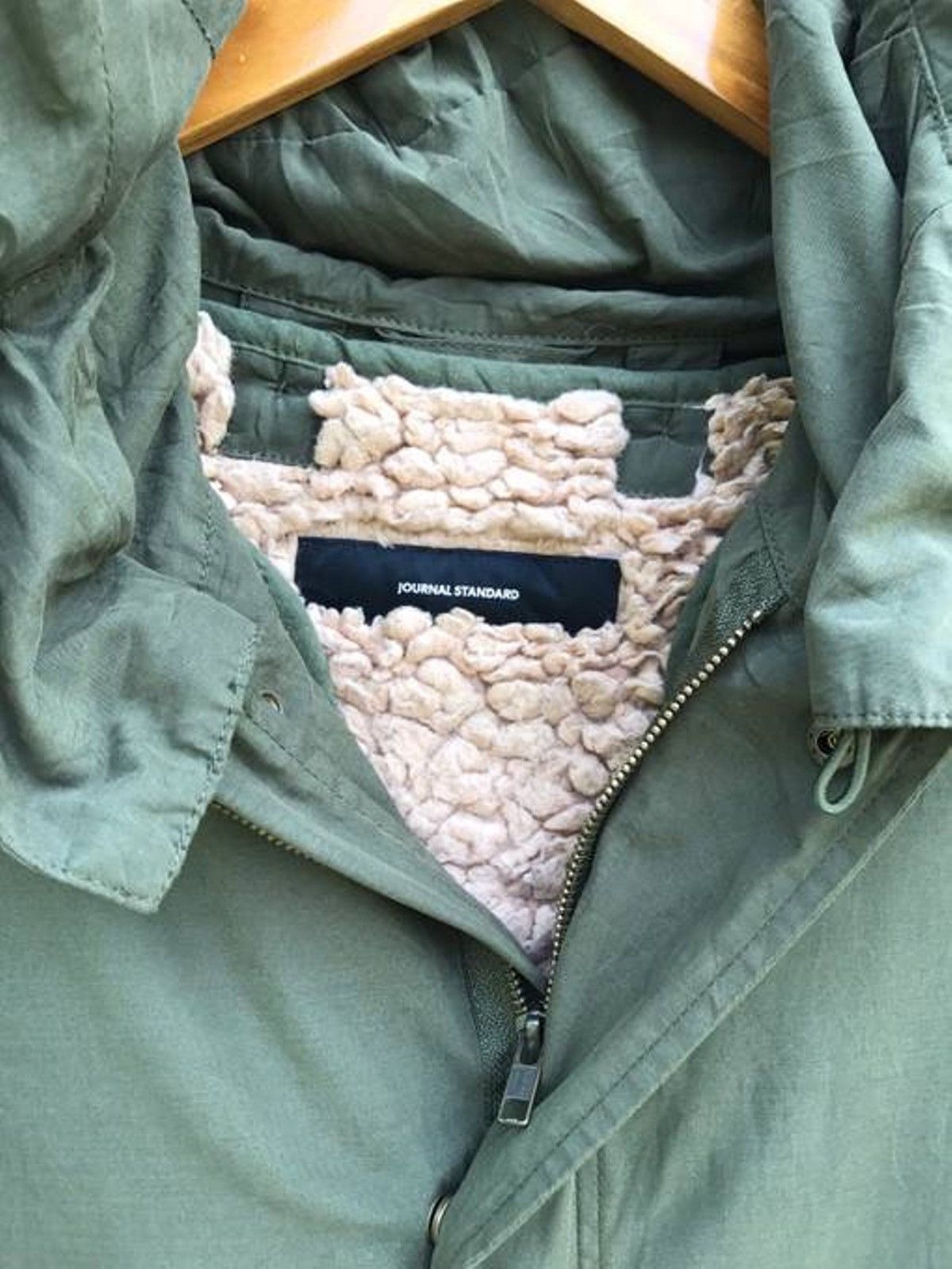 Journal Standard Journal Standard Parkas Green Army Hoodie Jacket Size US S / EU 44-46 / 1 - 3 Thumbnail