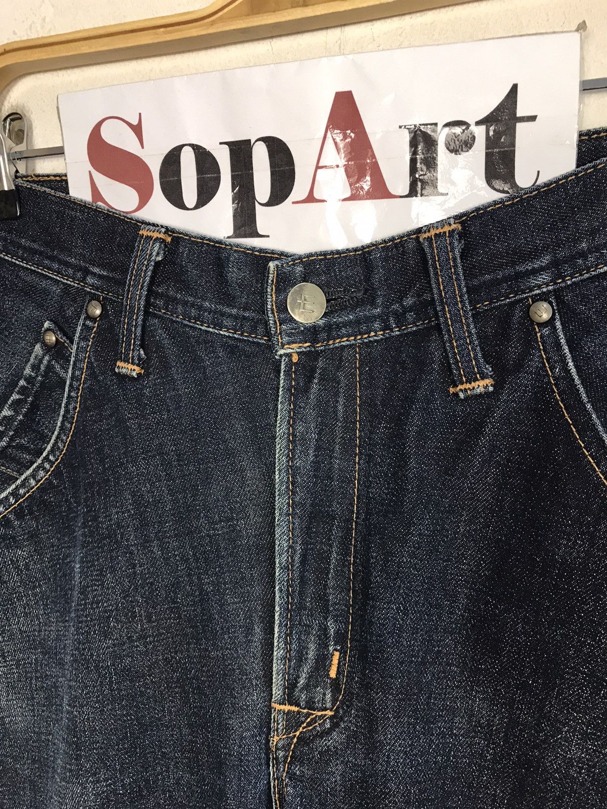 Edwin × Vintage Vintage Edwin Function Black Colour Design Size US 28 / EU 44 - 6 Thumbnail