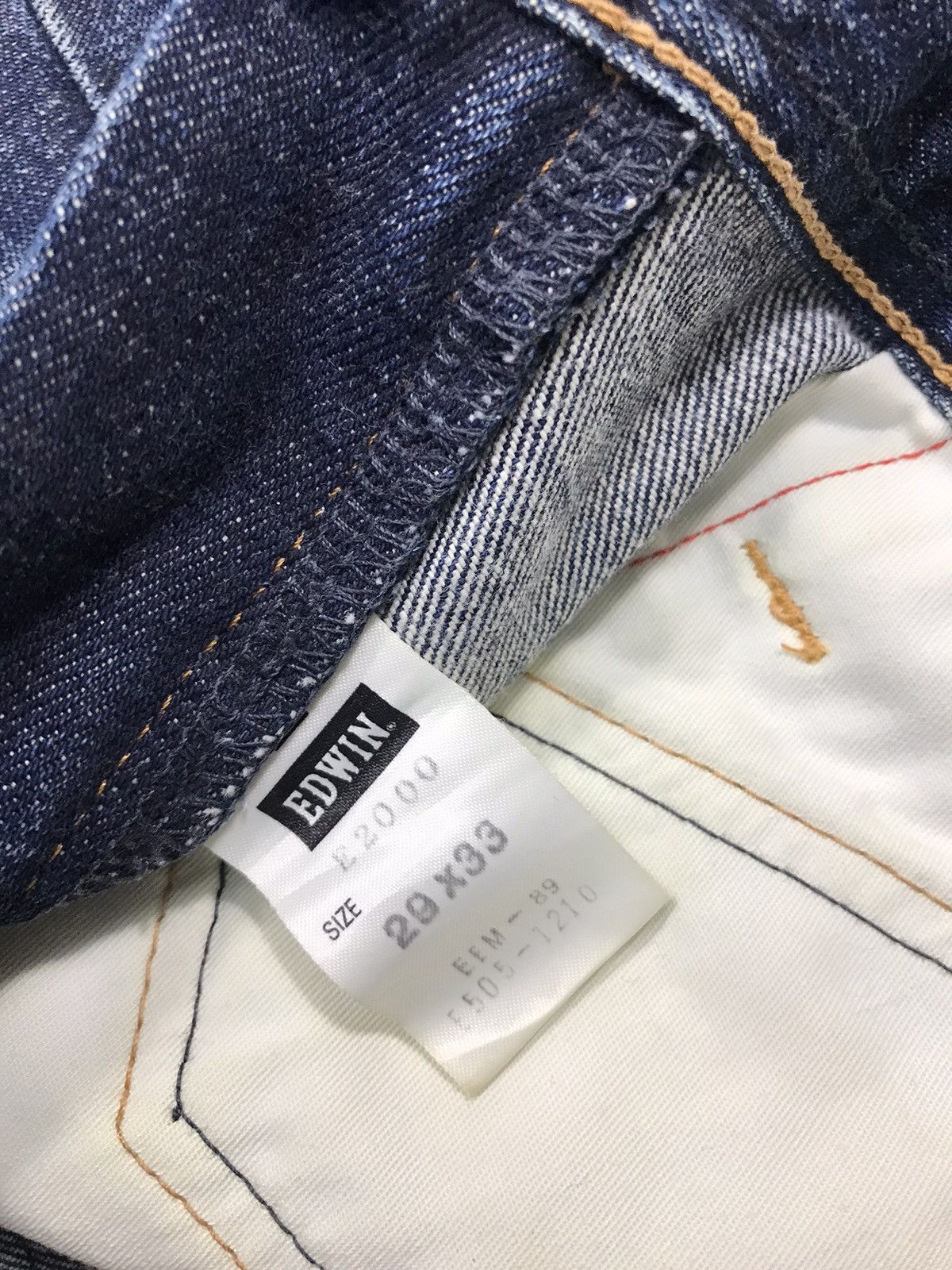 Edwin × Vintage Vintage Edwin Function Black Colour Design Size US 28 / EU 44 - 15 Thumbnail