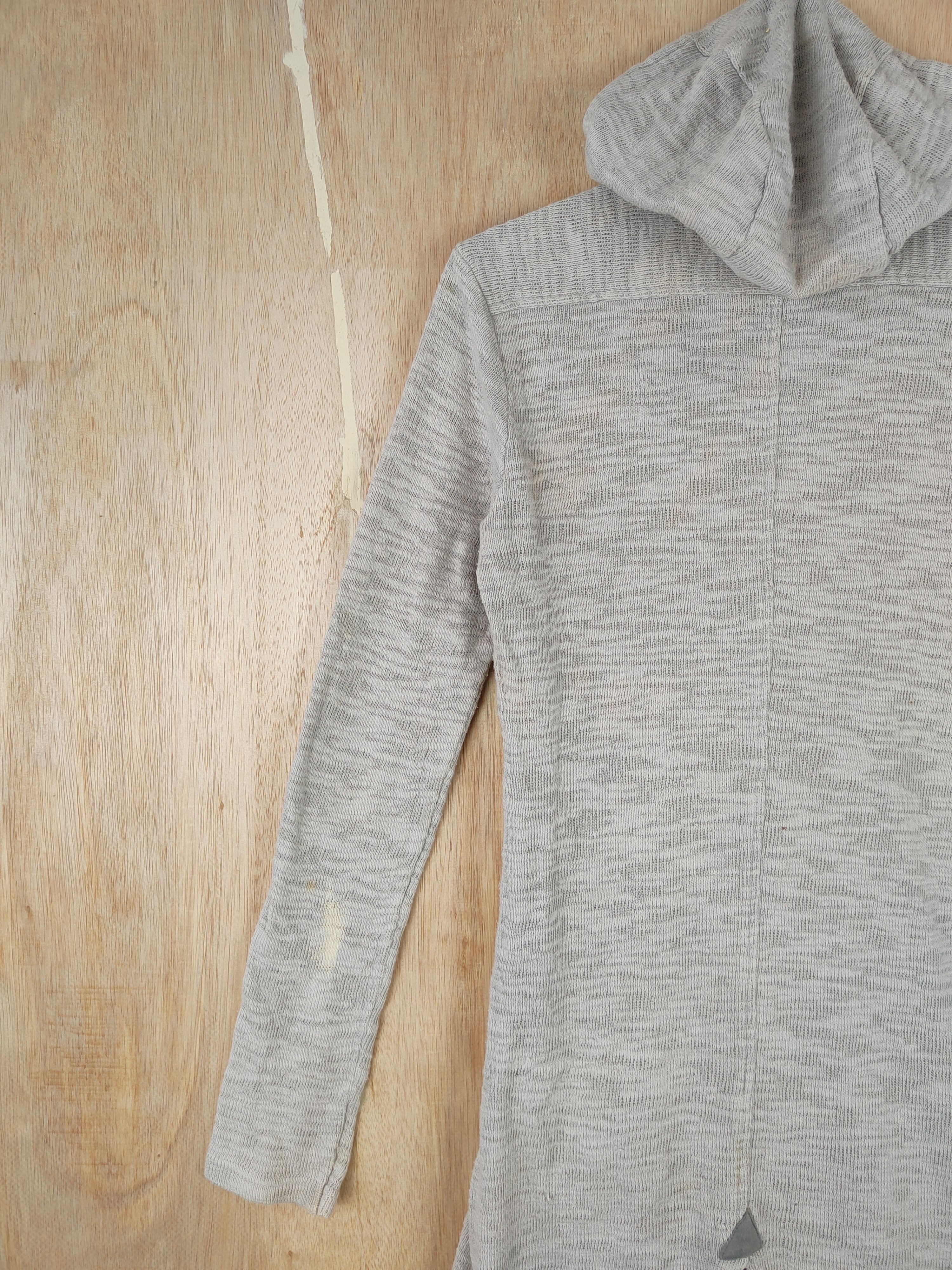 Tornado Mart Tornado Mart Gray long sweatshirt hoodie Knitwear #4449 Size M / US 6-8 / IT 42-44 - 7 Thumbnail
