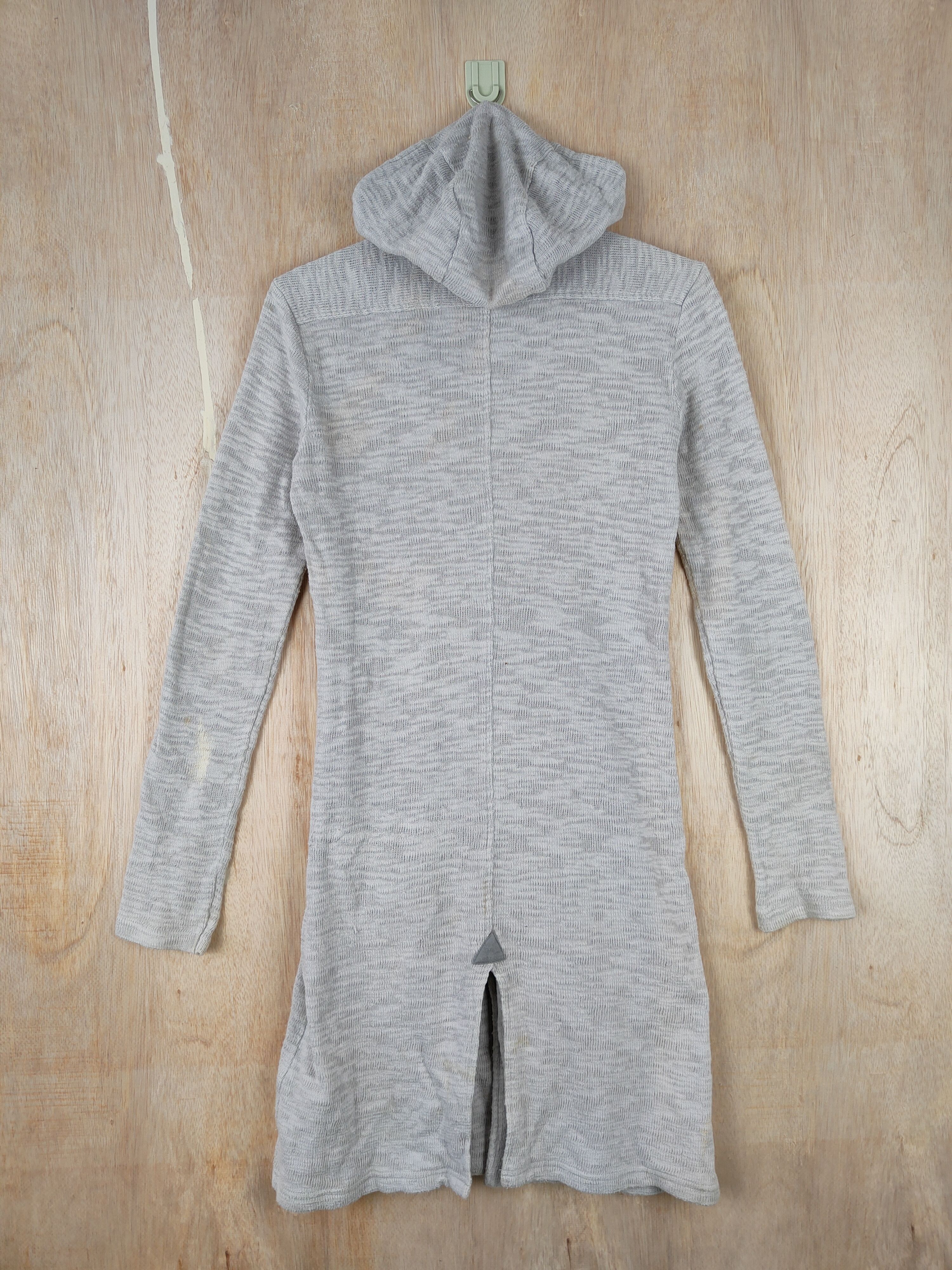 Tornado Mart Tornado Mart Gray long sweatshirt hoodie Knitwear #4449 Size M / US 6-8 / IT 42-44 - 6 Thumbnail