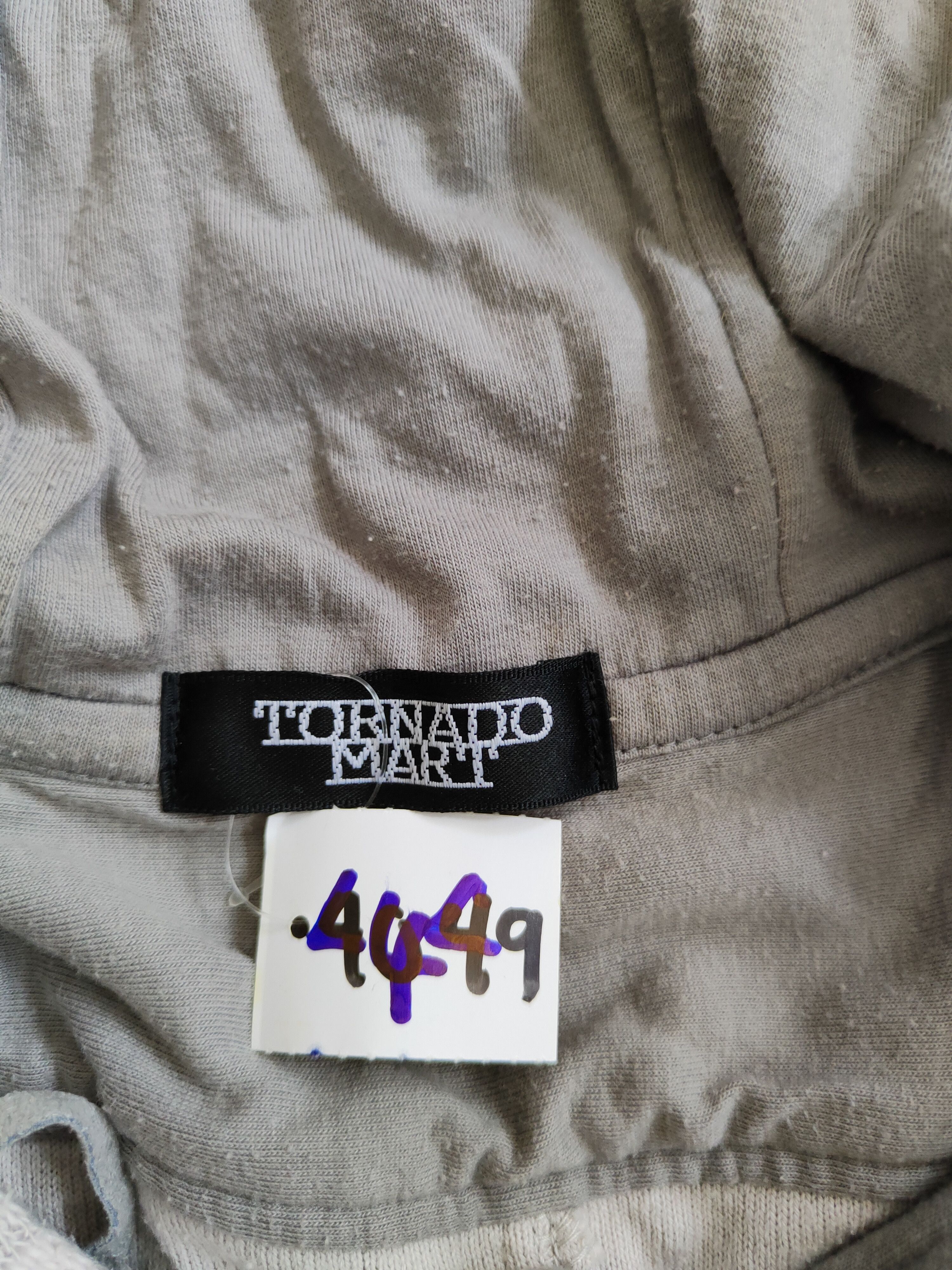 Tornado Mart Tornado Mart Gray long sweatshirt hoodie Knitwear #4449 Size M / US 6-8 / IT 42-44 - 12 Thumbnail