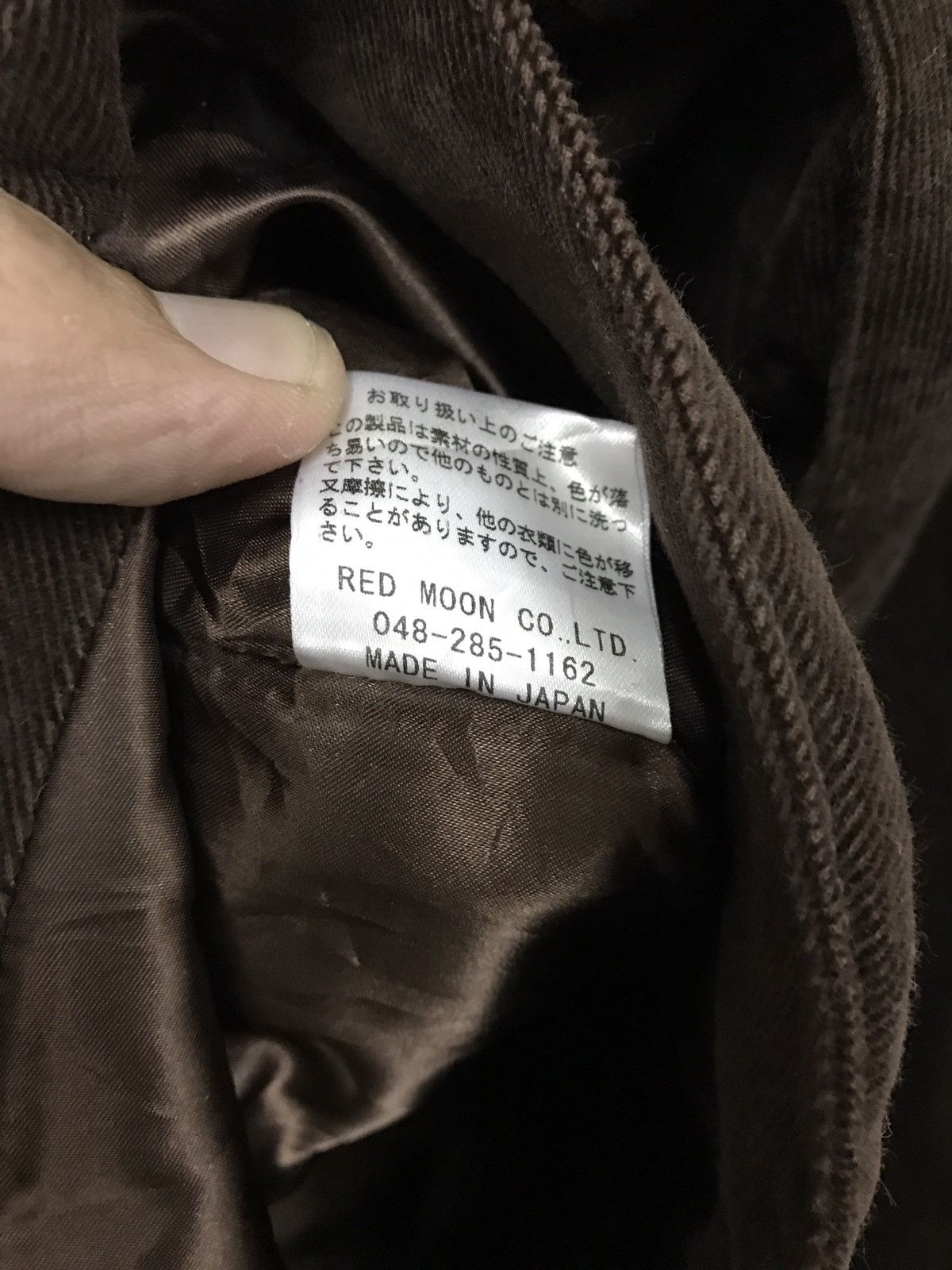 Redmoon Redmoon Corduroy Jacket Made in Japan Size Labelled 38 Size US S / EU 44-46 / 1 - 6 Thumbnail