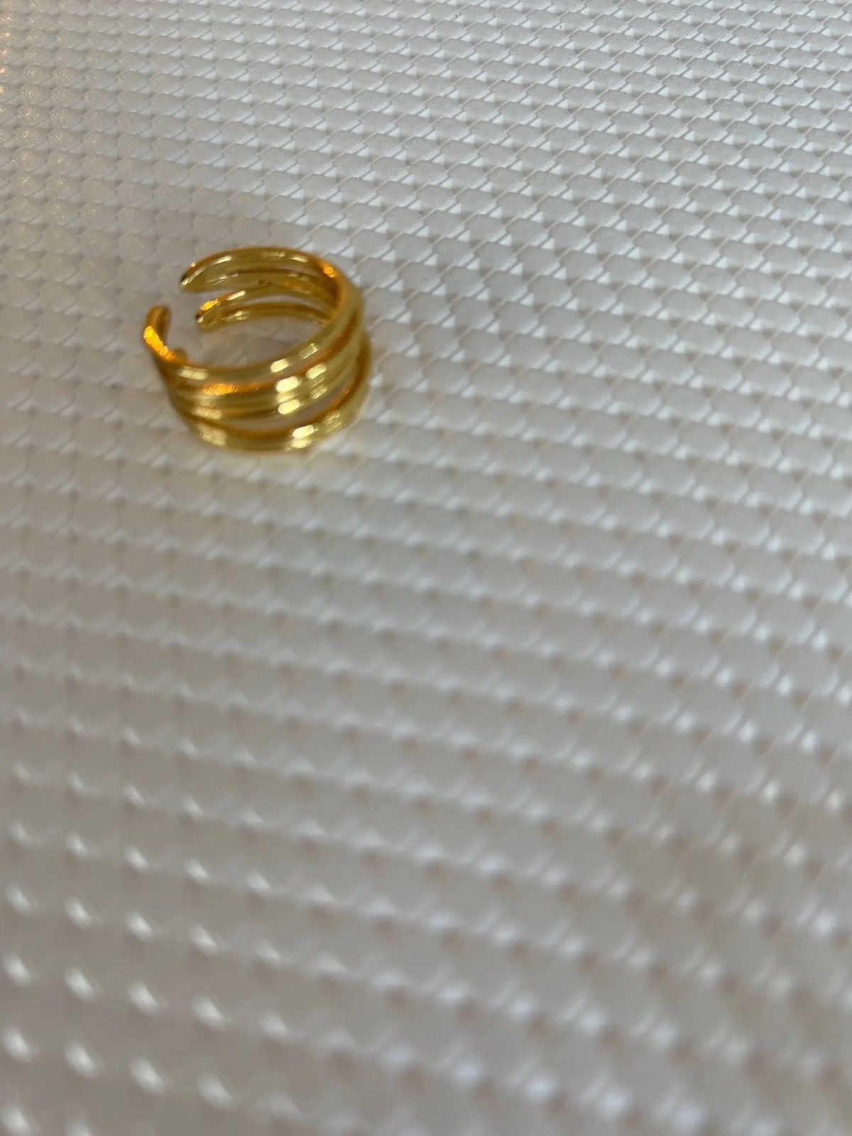 Other Gold Color Multilayer Winding Adjustable Ring Size ONE SIZE - 6 Thumbnail