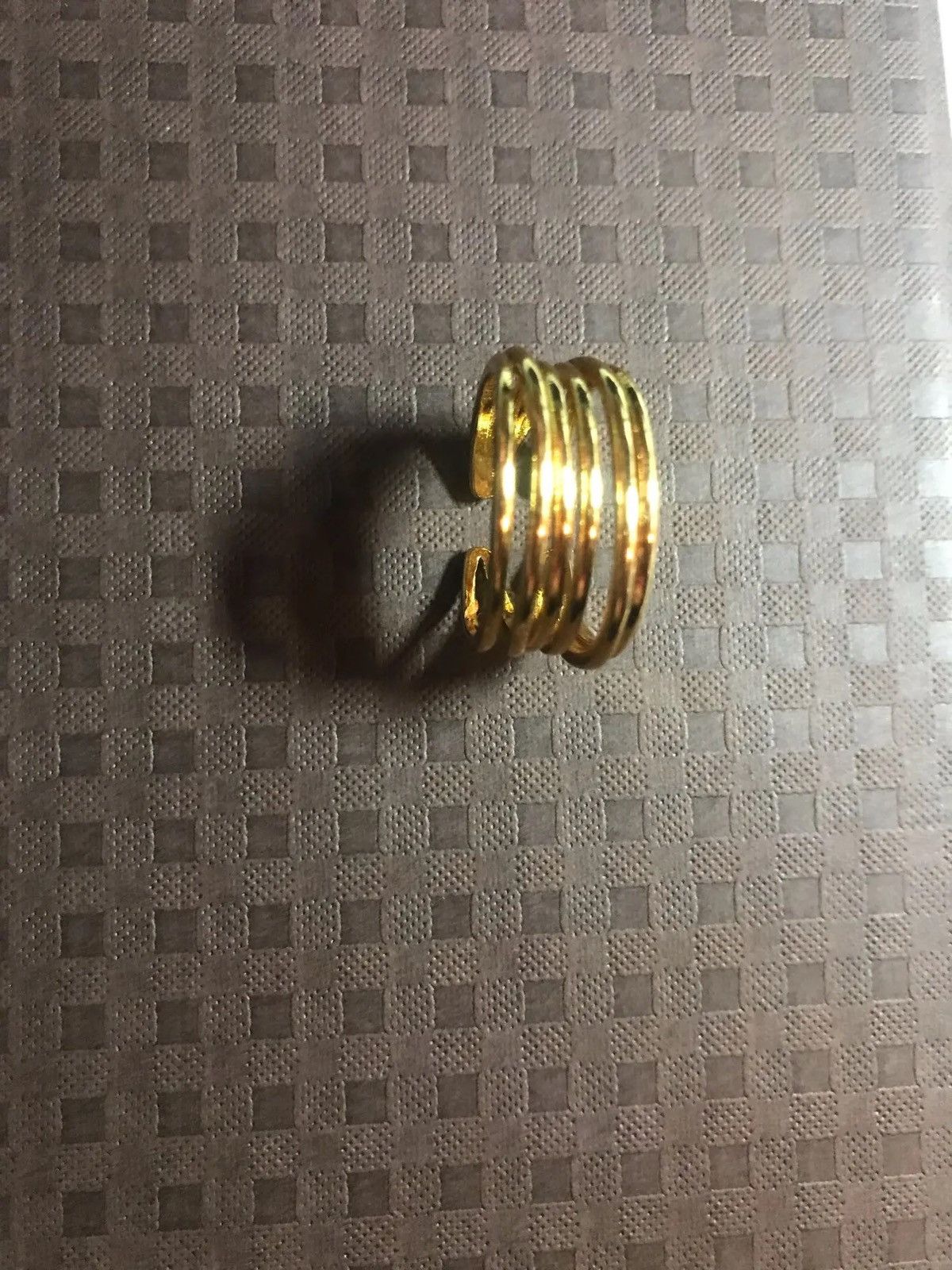 Other Gold Color Multilayer Winding Adjustable Ring Size ONE SIZE - 4 Thumbnail