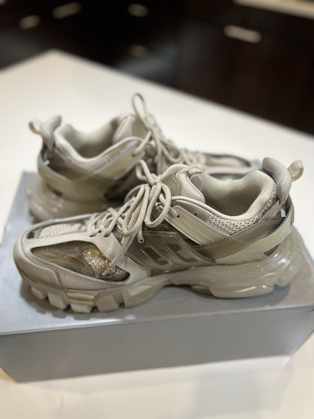 Balenciaga Balenciaga track clear sole Size US 12 / EU 45 - 5 Thumbnail