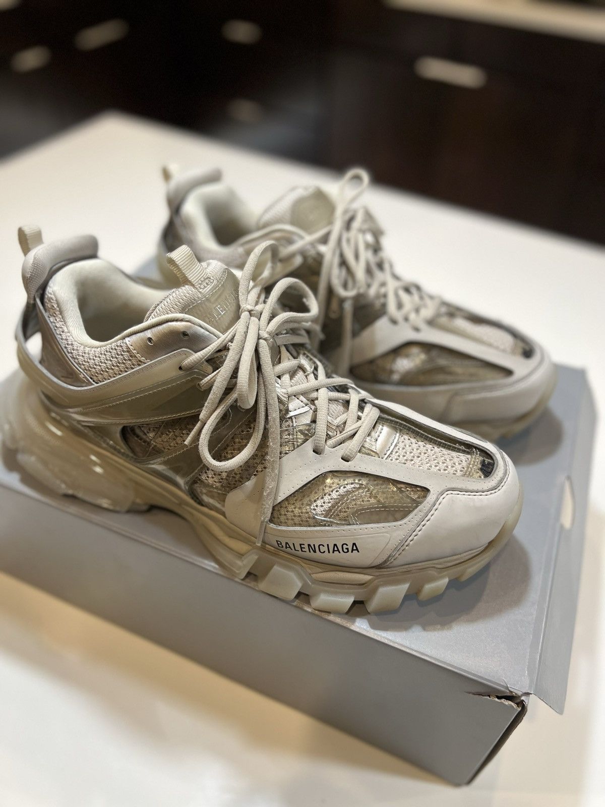 Balenciaga Balenciaga track clear sole Size US 12 / EU 45 - 2 Thumbnail