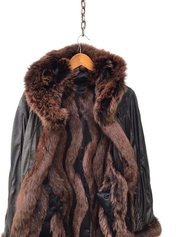 Japanese Brand Rare No Brand Fur Jacket Fashion Designer Stylish Jacket Size US L / EU 52-54 / 3 - 4 Thumbnail