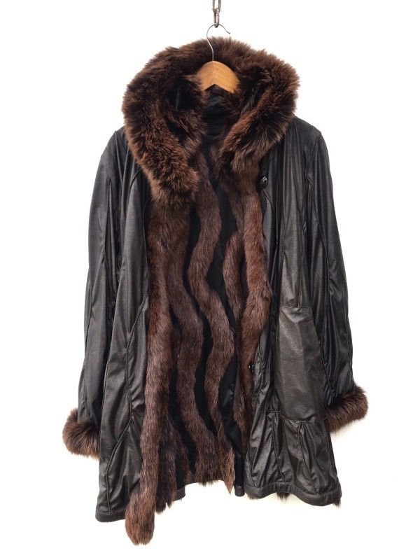 Japanese Brand Rare No Brand Fur Jacket Fashion Designer Stylish Jacket Size US L / EU 52-54 / 3 - 1 Thumbnail