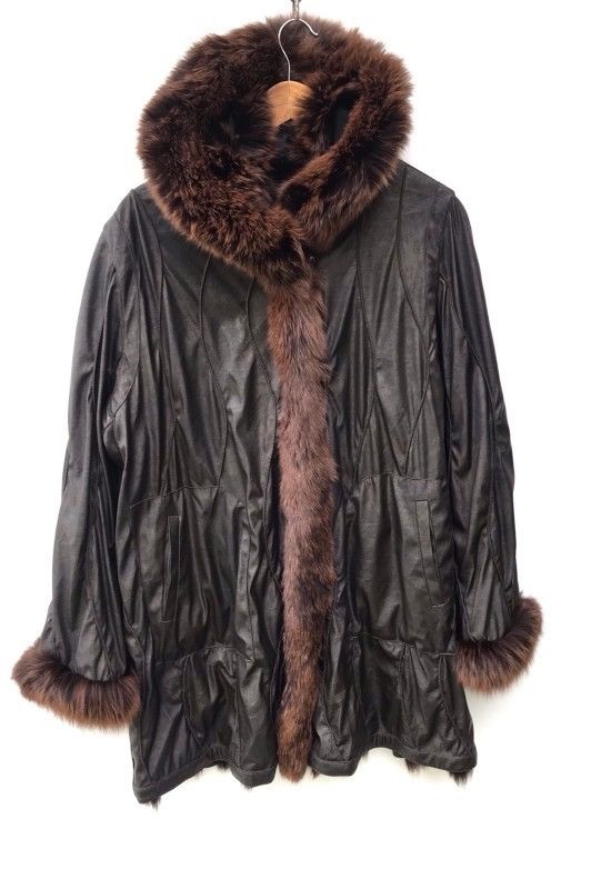 Japanese Brand Rare No Brand Fur Jacket Fashion Designer Stylish Jacket Size US L / EU 52-54 / 3 - 6 Thumbnail