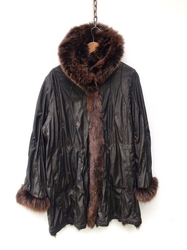 Japanese Brand Rare No Brand Fur Jacket Fashion Designer Stylish Jacket Size US L / EU 52-54 / 3 - 2 Thumbnail
