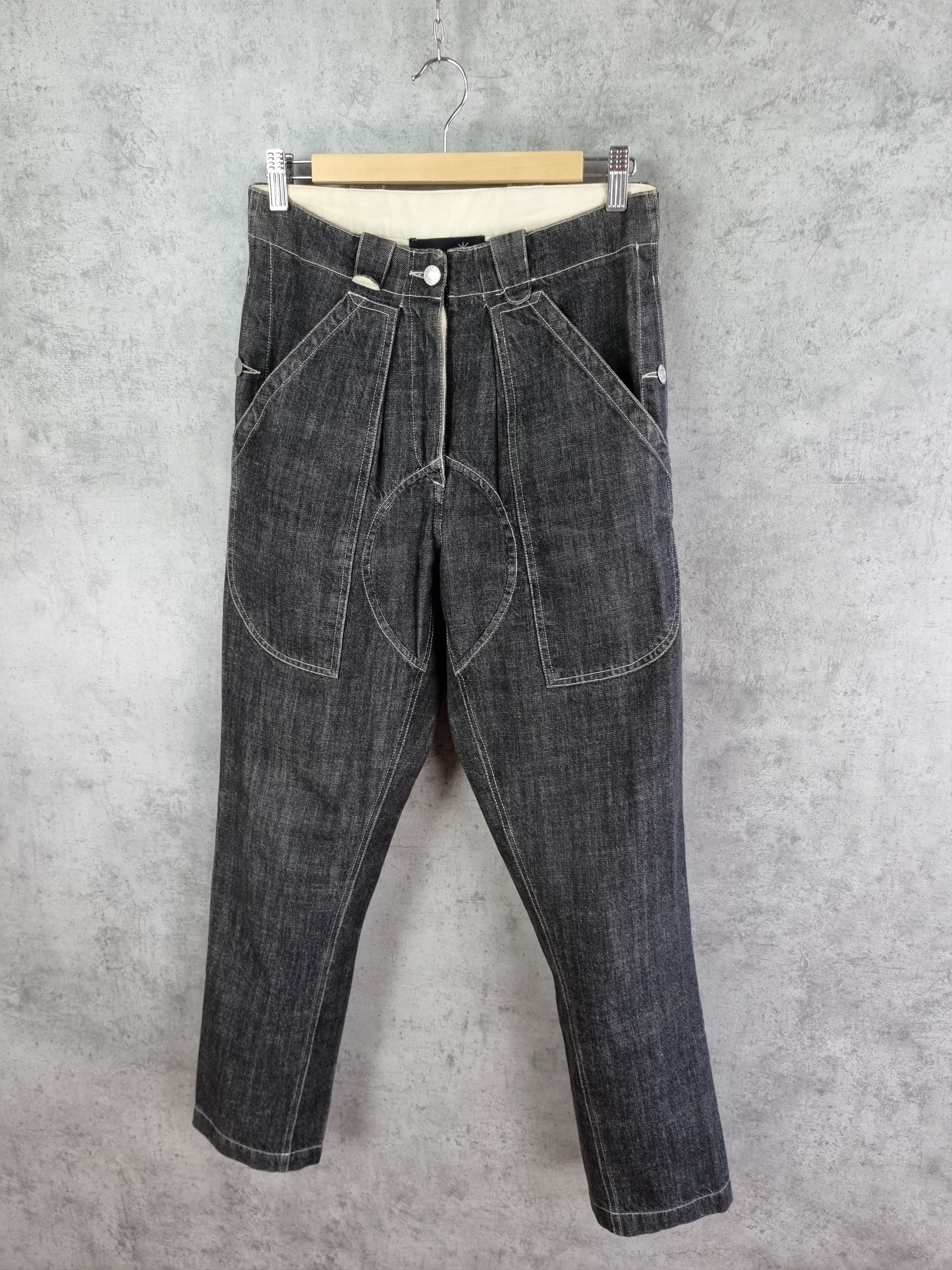 image of Avant Garde x Isabel Marant Designer Vintage Jeans in Black Grey Denim, Men's (Size 29)