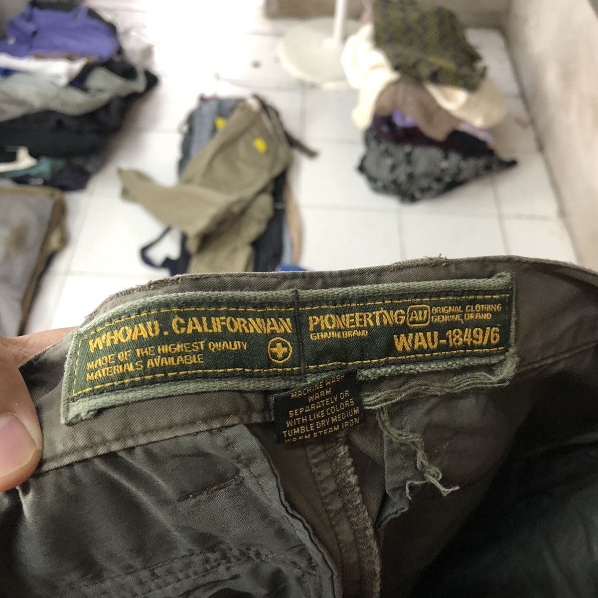 Who A.U. Whoau Brown multipocket seditionaries Cargo Pants #3986DL Size US 30 / EU 46 - 17 Thumbnail