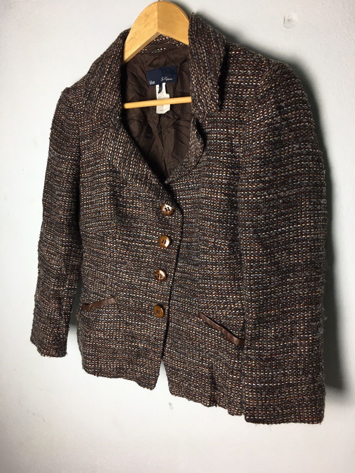 Les Copains Les Copains Wool Women Blazer Size S / US 4 / IT 40 - 3 Thumbnail