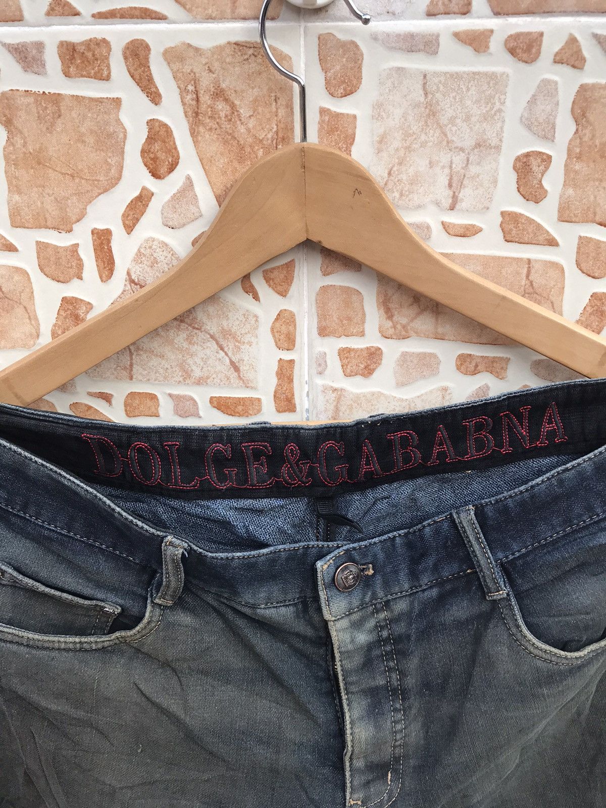 Designer × Dolce & Gabbana STEALS💥 DOLCE & GABBANA DISTRESSED DENIM Size US 33 - 5 Thumbnail
