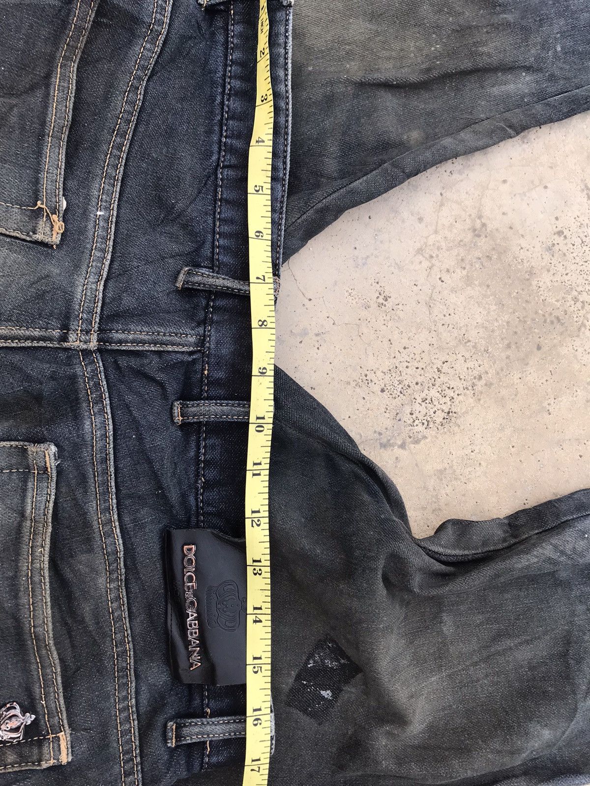 Designer × Dolce & Gabbana STEALS💥 DOLCE & GABBANA DISTRESSED DENIM Size US 33 - 15 Thumbnail