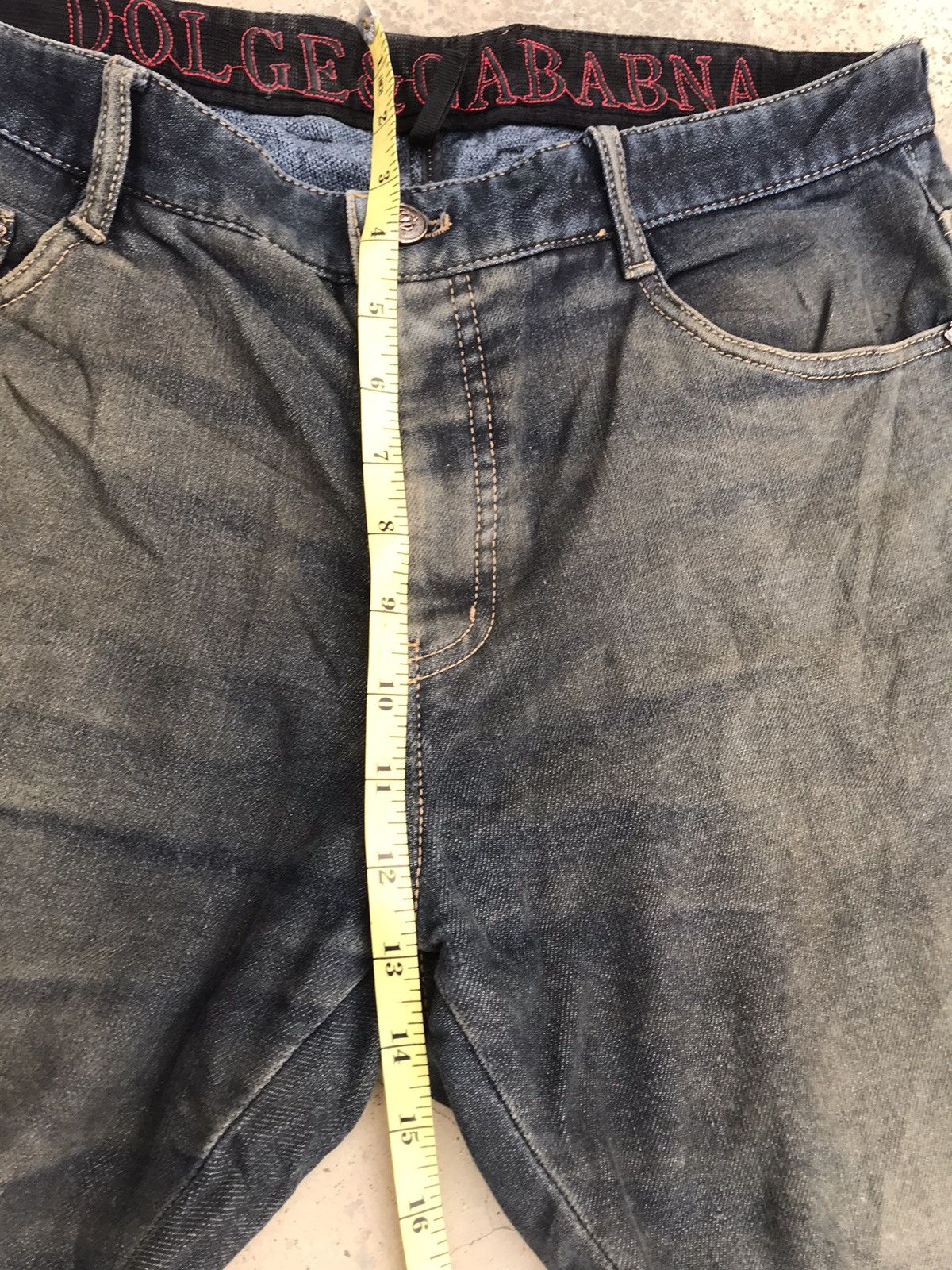 Designer × Dolce & Gabbana STEALS💥 DOLCE & GABBANA DISTRESSED DENIM Size US 33 - 14 Thumbnail