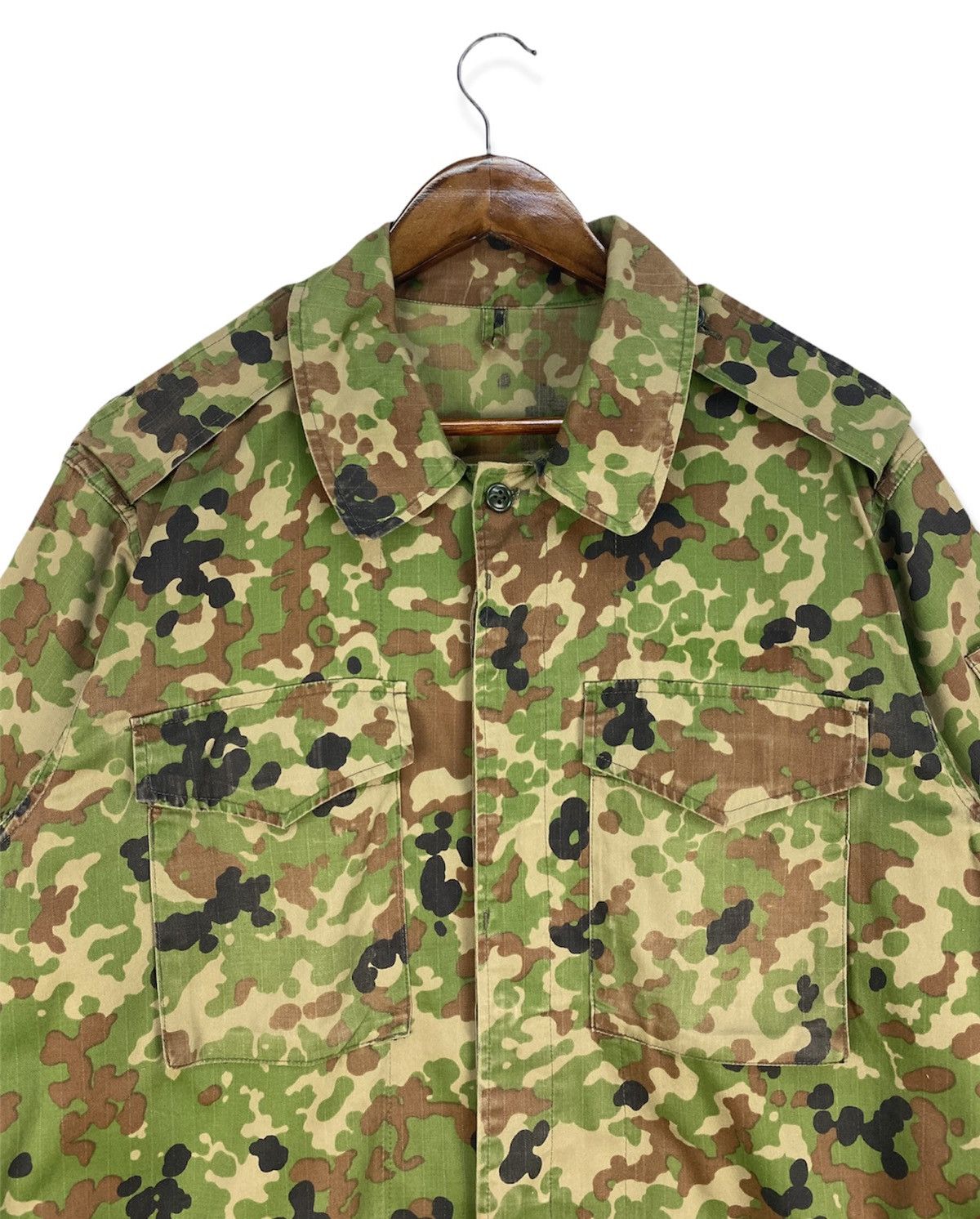 Vintage Vintage Military Jacket Camoflauge Size US L / EU 52-54 / 3 - 2 Thumbnail