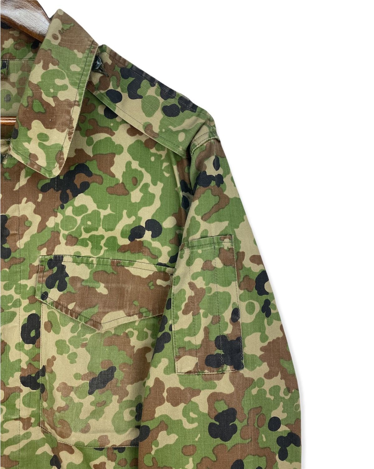 Vintage Vintage Military Jacket Camoflauge Size US L / EU 52-54 / 3 - 3 Thumbnail