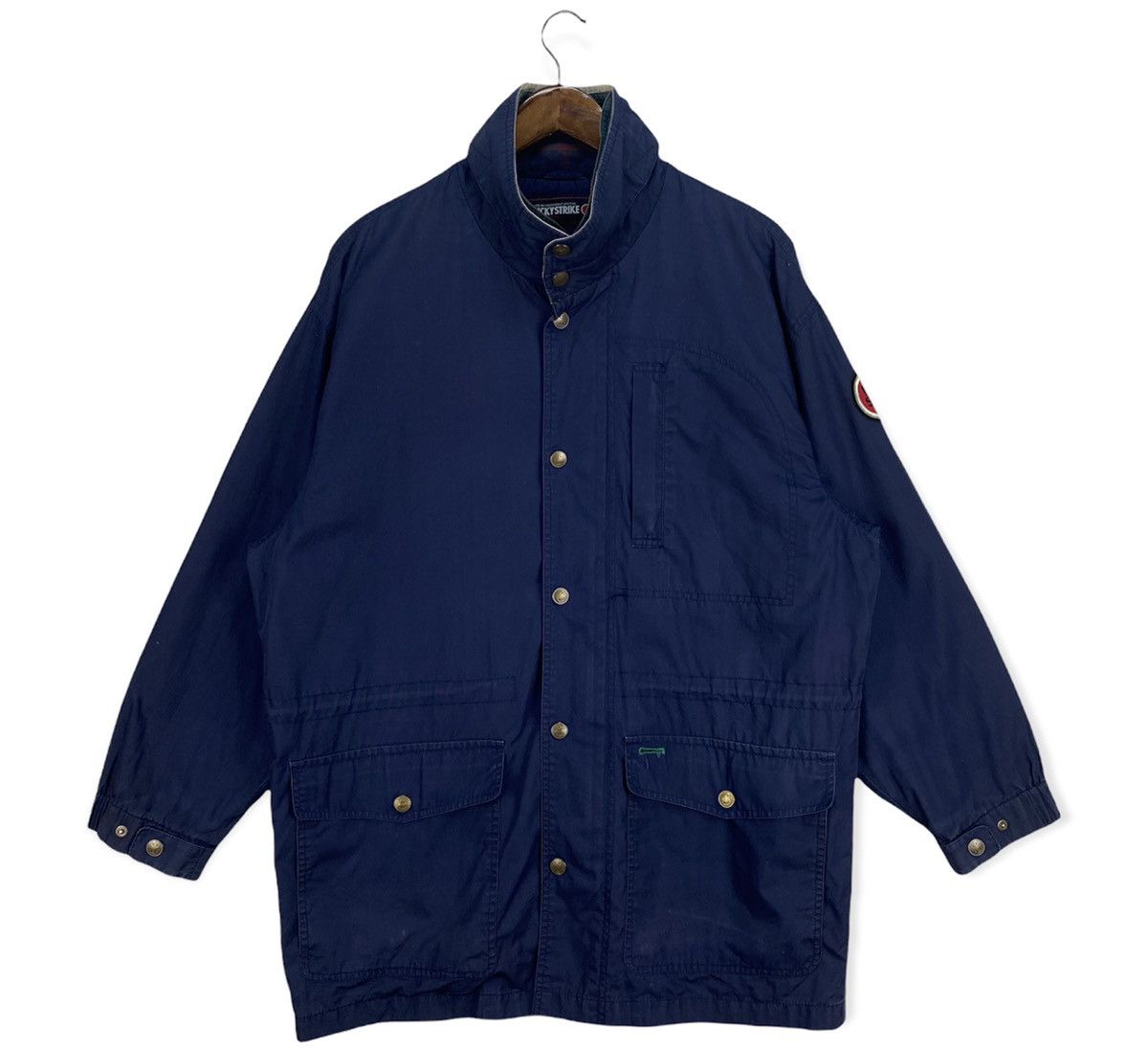 Lucky Brand Vintage Lucky Strike Trench Jacket Size US L / EU 52-54 / 3 - 2 Thumbnail