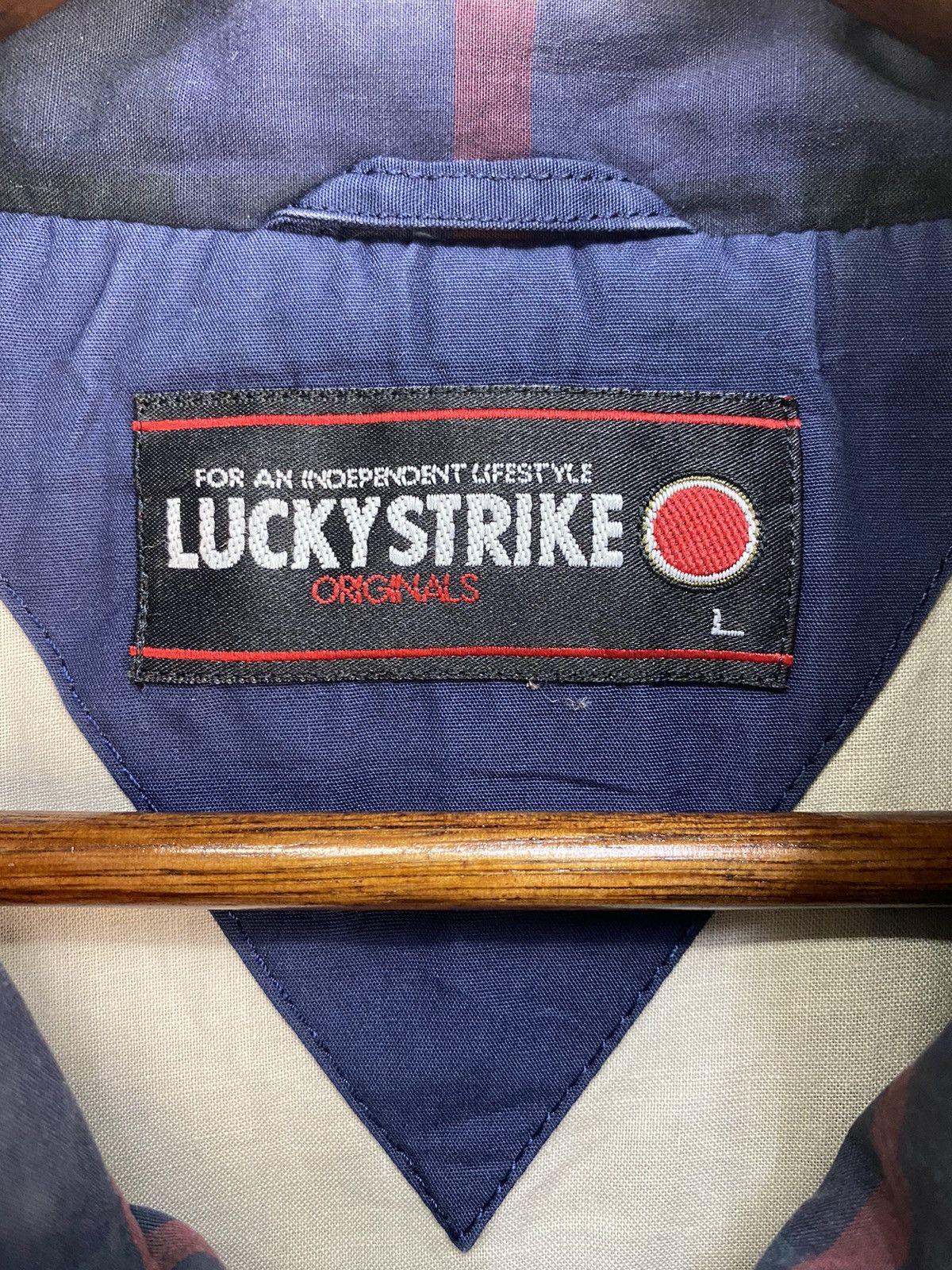 Lucky Brand Vintage Lucky Strike Trench Jacket Size US L / EU 52-54 / 3 - 7 Thumbnail