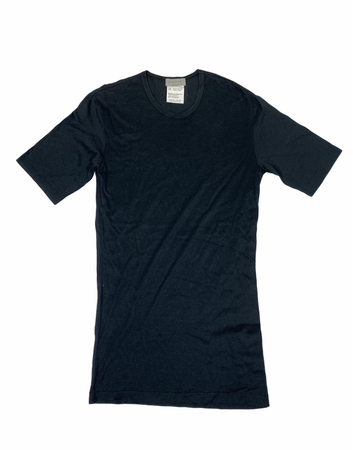 Yohji Yamamoto Pour Homme Black Plain Long Shirt