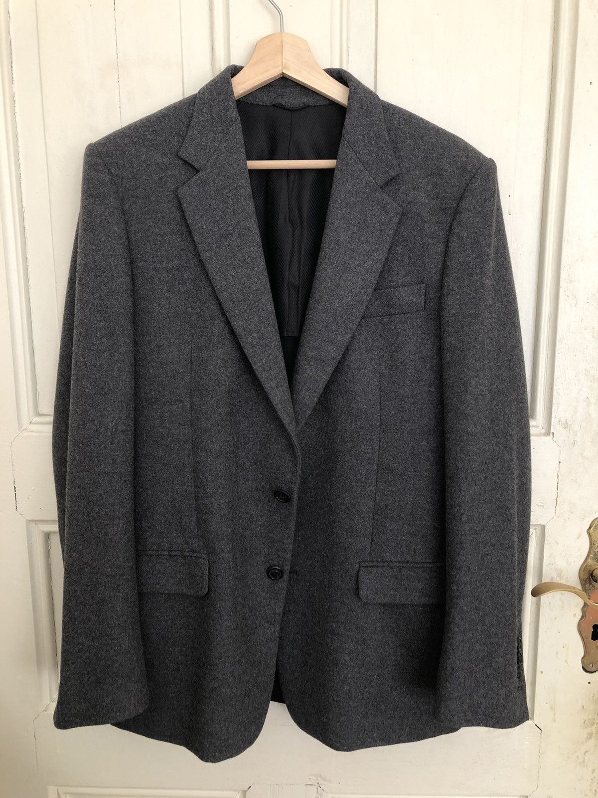 Pre-owned Maison Margiela 1999 Fw Archive Cashmere Blazer In Grey