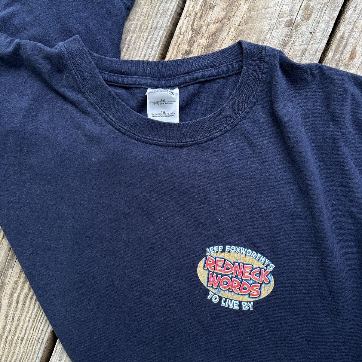 Vintage Vintage Funny Humor Redneck Words To Live By Graphic T Shirt Size US XL / EU 56 / 4 - 3 Thumbnail