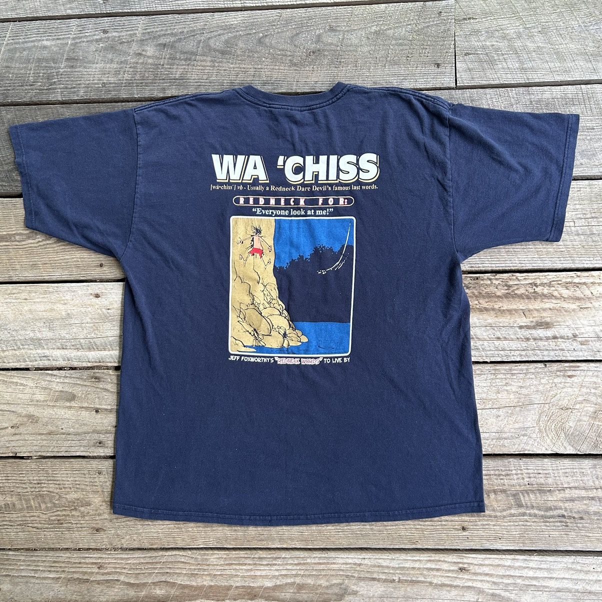 Vintage Vintage Funny Humor Redneck Words To Live By Graphic T Shirt Size US XL / EU 56 / 4 - 1 Thumbnail
