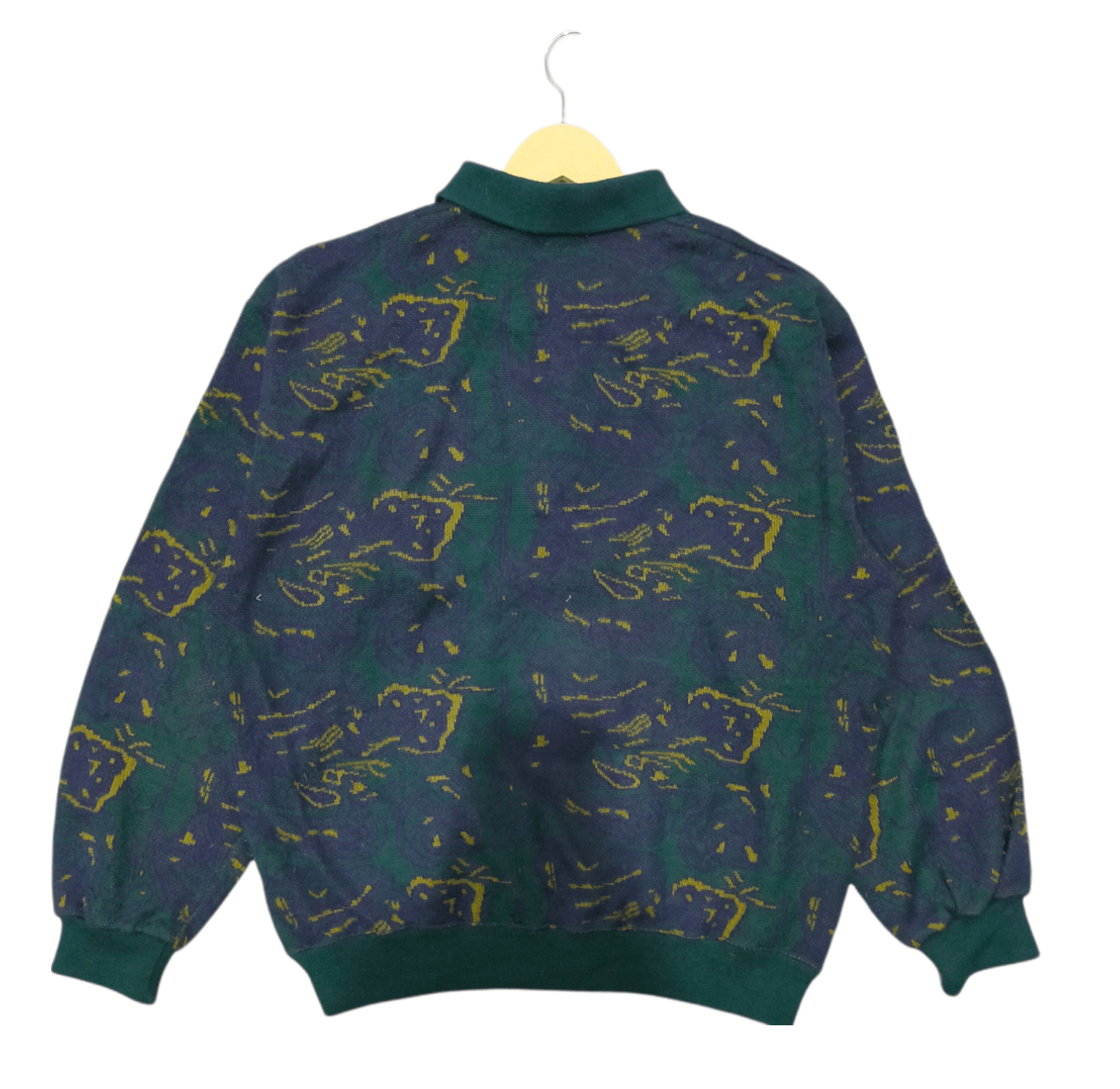 Japanese Brand Dalace Knitwear Button Sweatshirt Size US L / EU 52-54 / 3 - 4 Thumbnail