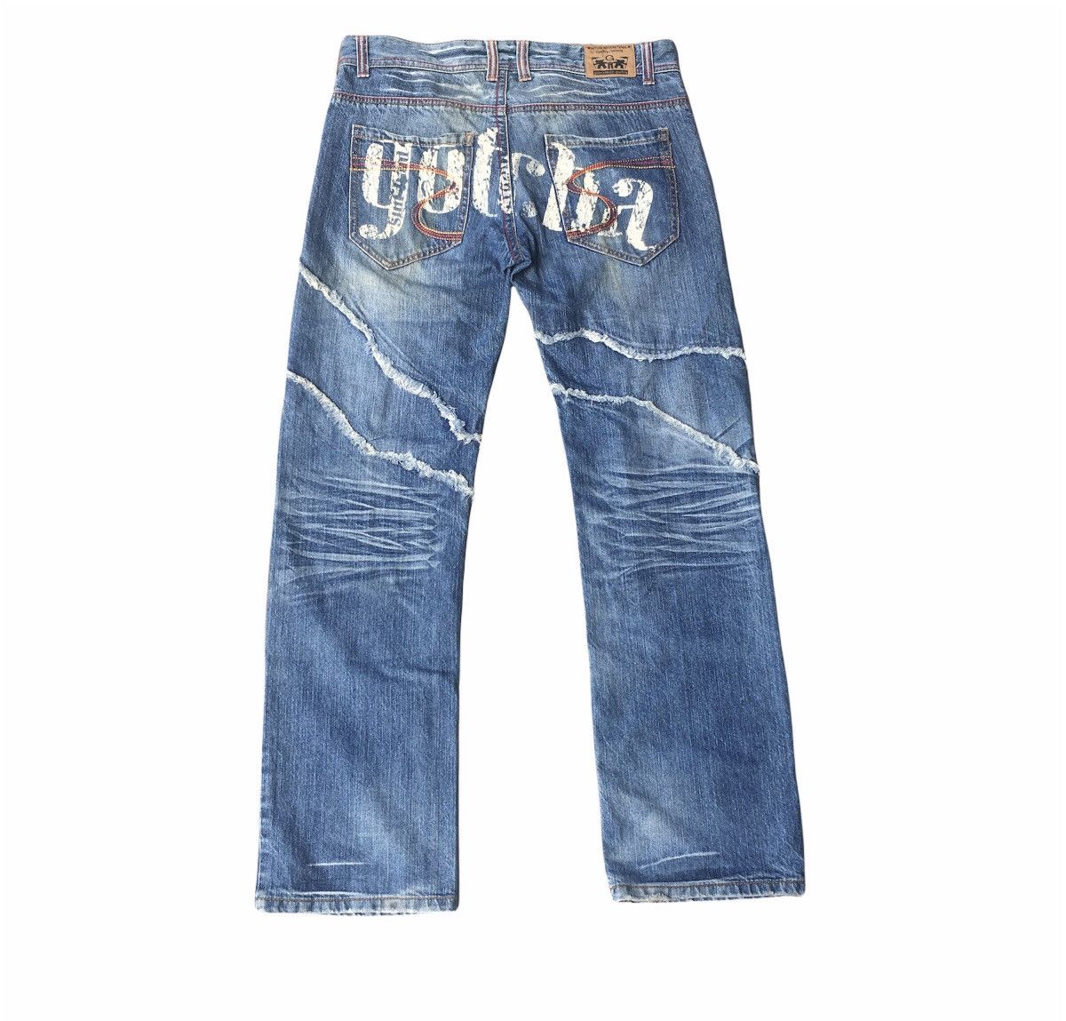 Gotcha Thrashed Vintage Gotcha Surfboard ERD GRUNGE JEANS Size US 36 / EU 52 - 1 Thumbnail