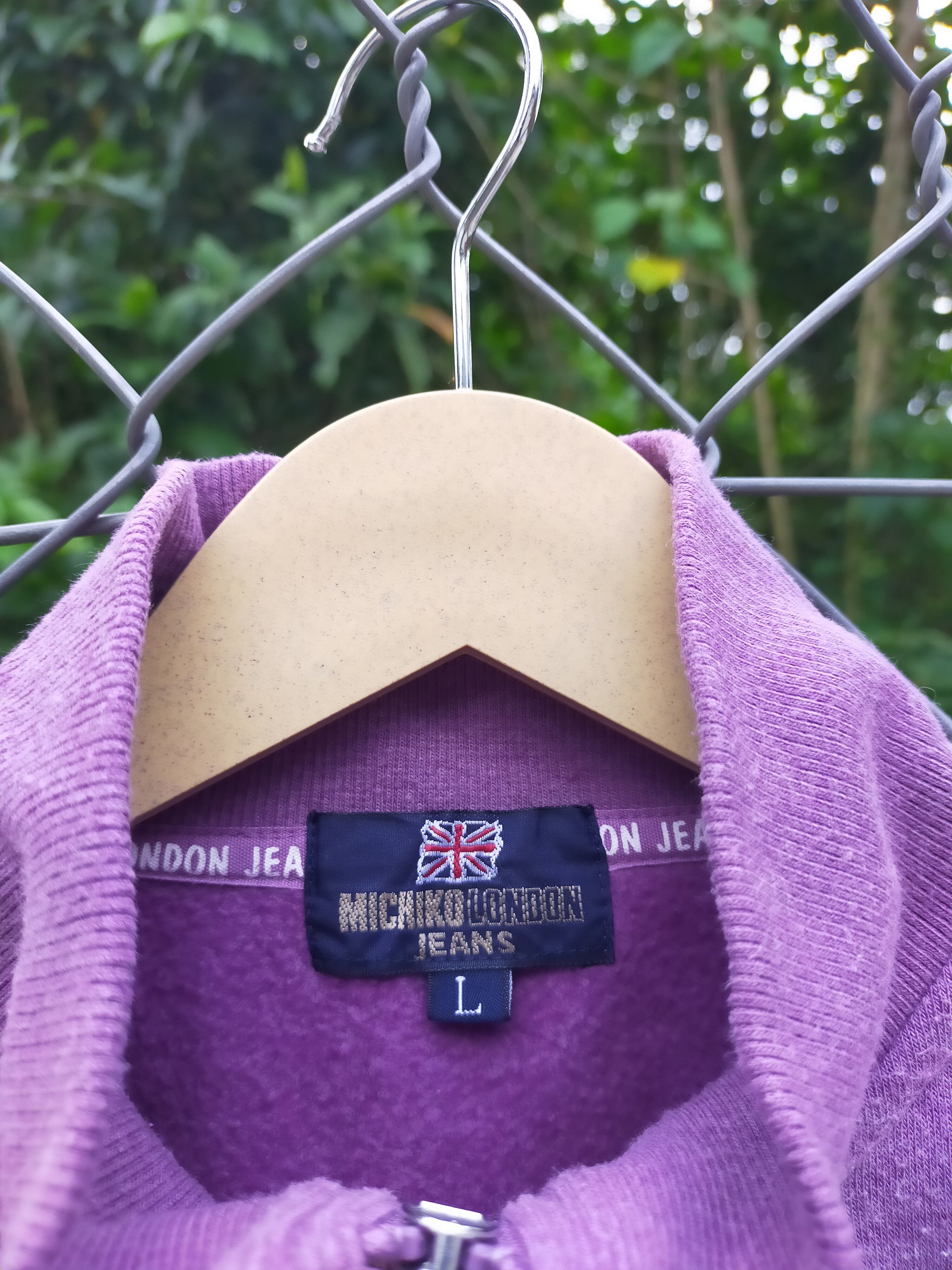 Japanese Brand × Michiko Koshino London Michiko London Flowers Quarter Zip Sweatshirt Size US L / EU 52-54 / 3 - 3 Thumbnail