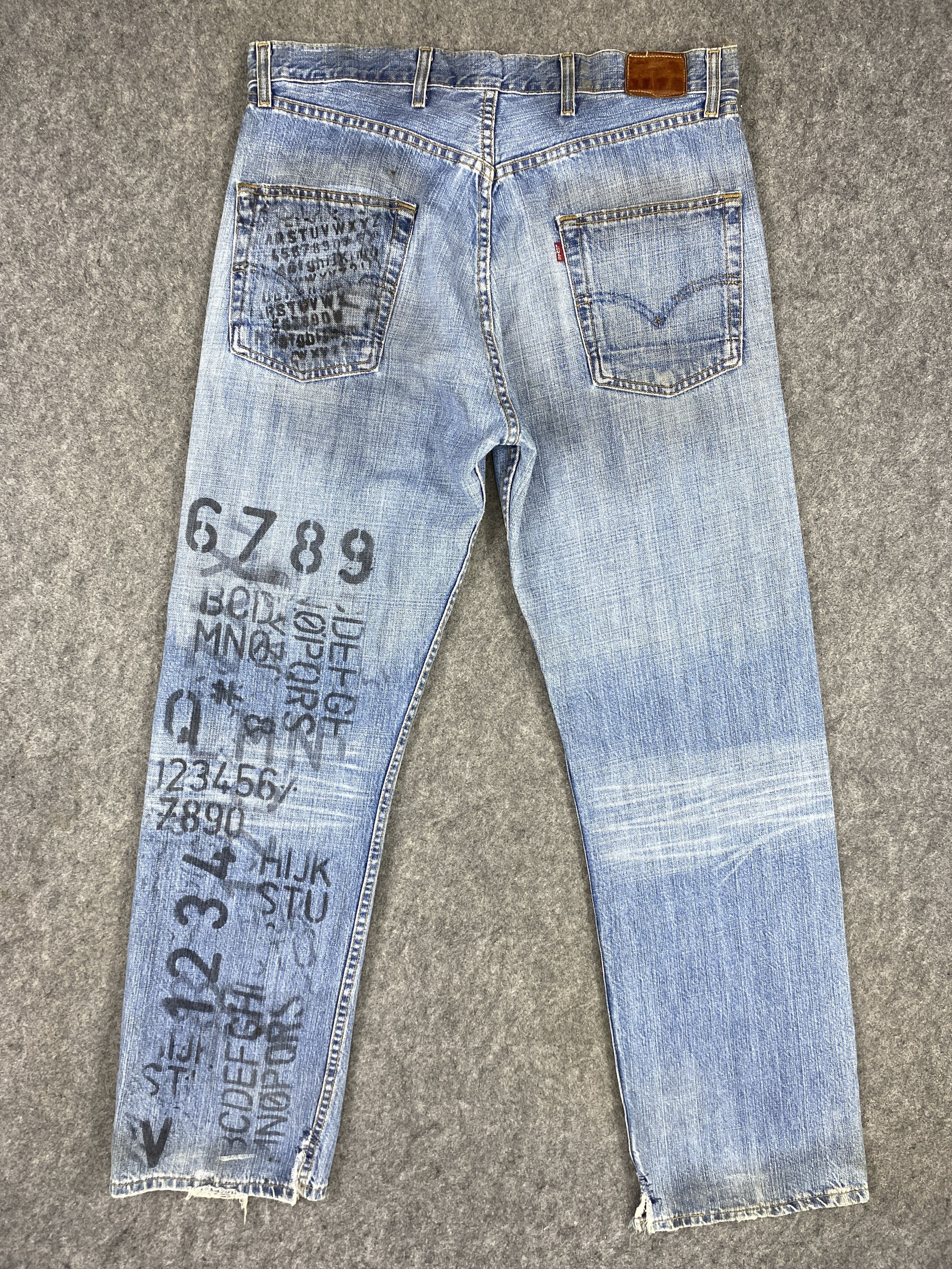 Levi's 90's Blue Vintage Levi's USA 34x31.5 Denim -JN1607 Size US 34 / EU 50 - 2 Thumbnail