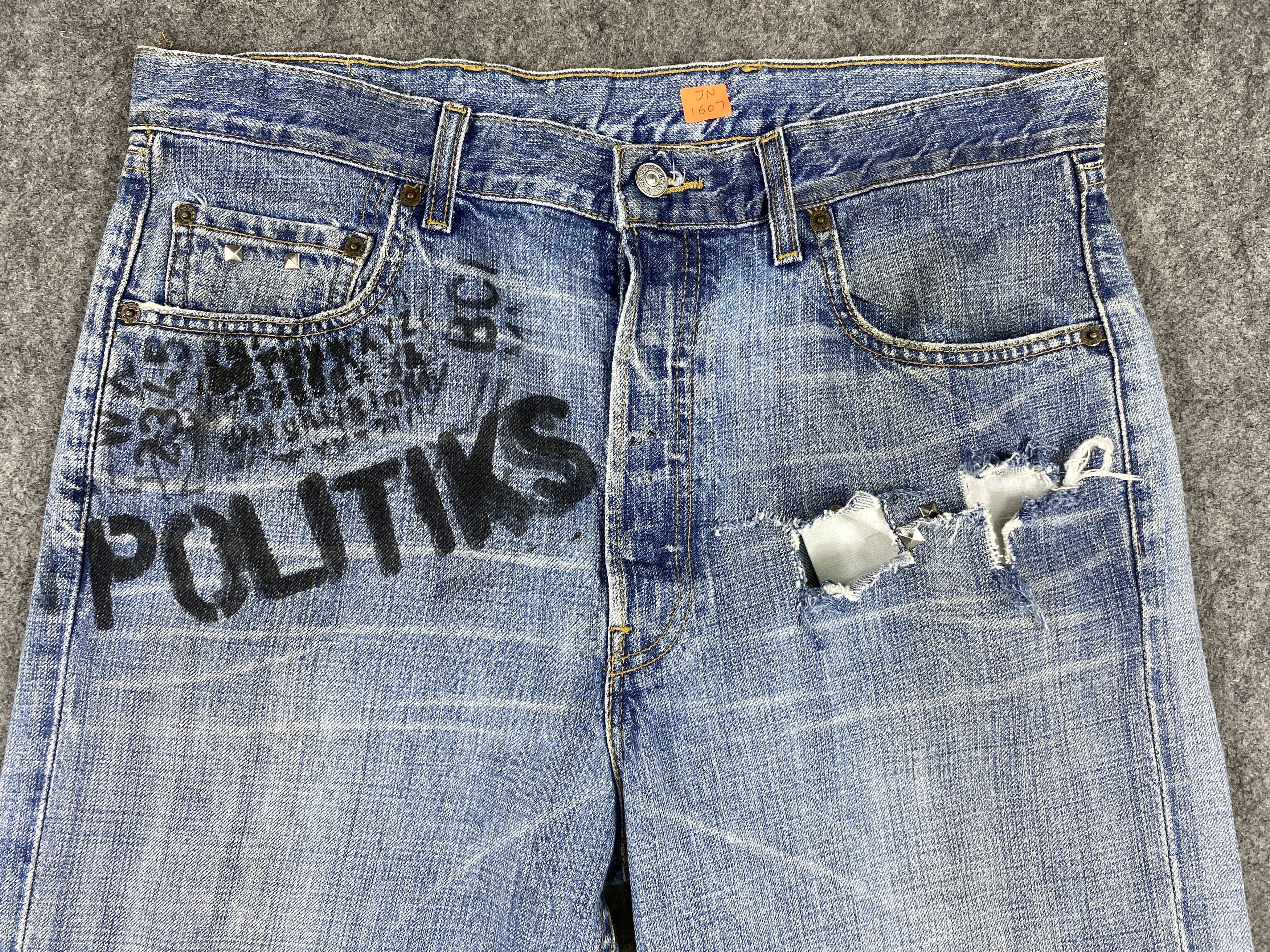 Levi's 90's Blue Vintage Levi's USA 34x31.5 Denim -JN1607 Size US 34 / EU 50 - 3 Thumbnail
