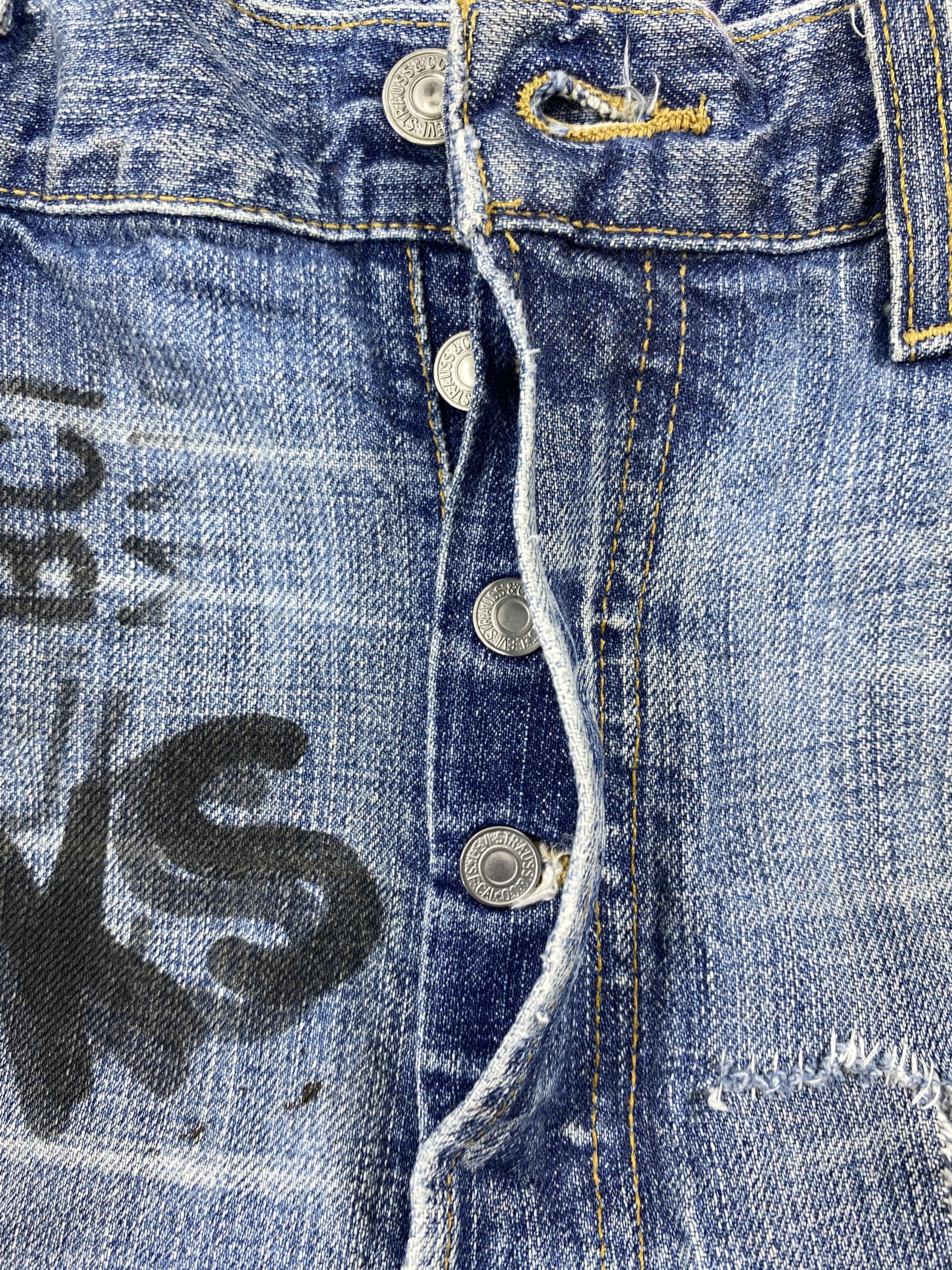 Levi's 90's Blue Vintage Levi's USA 34x31.5 Denim -JN1607 Size US 34 / EU 50 - 6 Thumbnail
