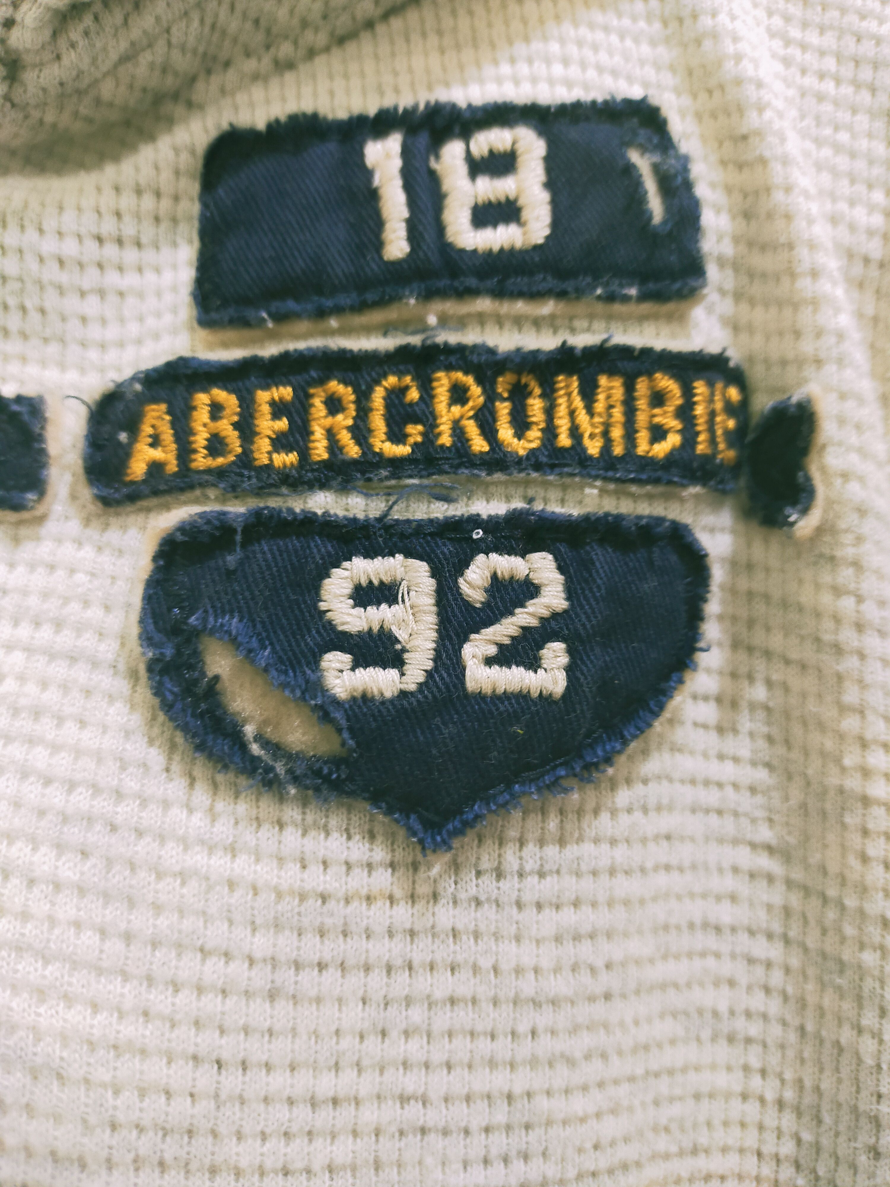 Muscle Abercrombie Patchwork Hoodie Sweatshirt
