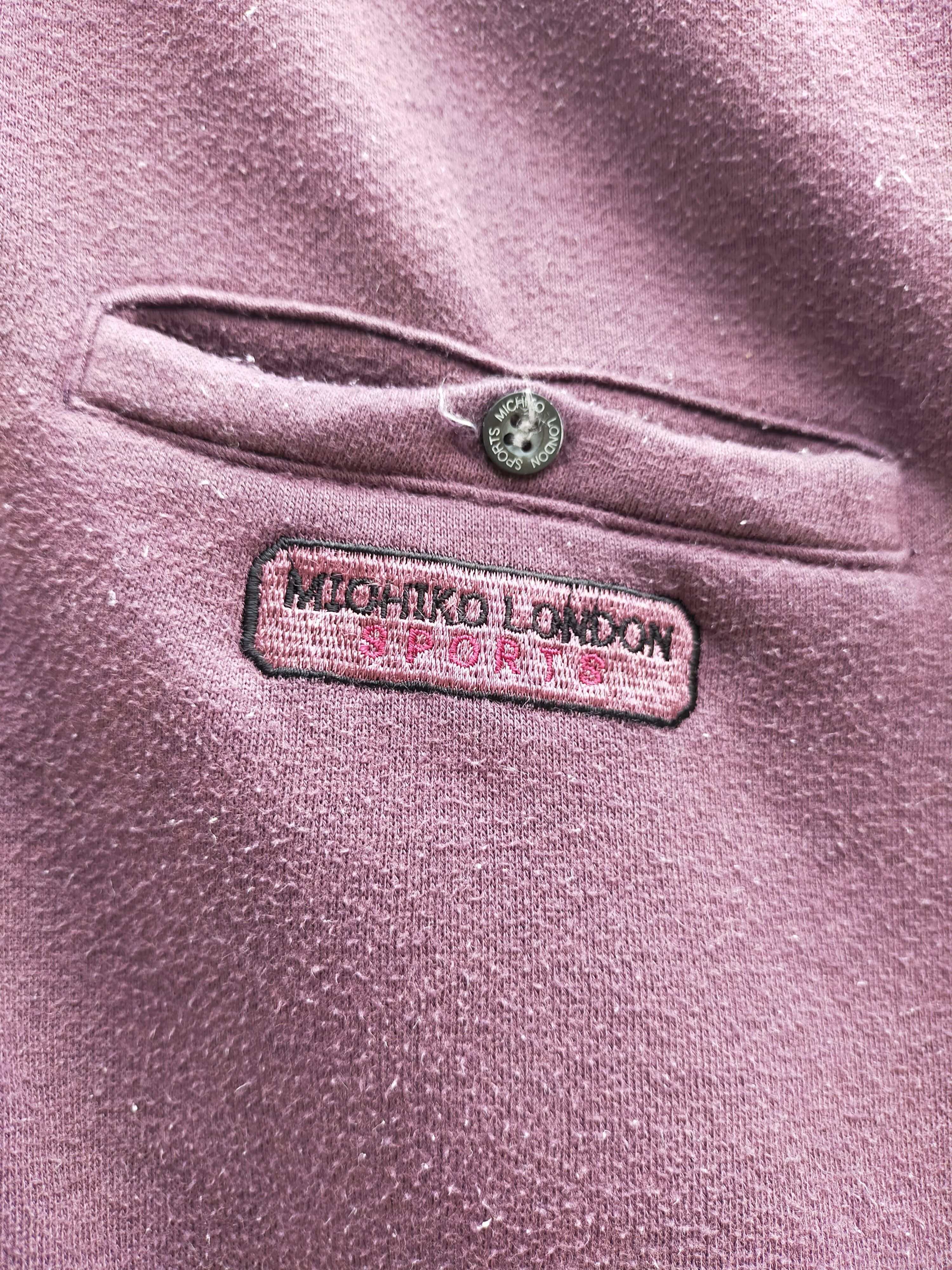 Michiko Koshino London Michiko London Embroidered Button Collar Sweatshirt Size US M / EU 48-50 / 2 - 4 Thumbnail