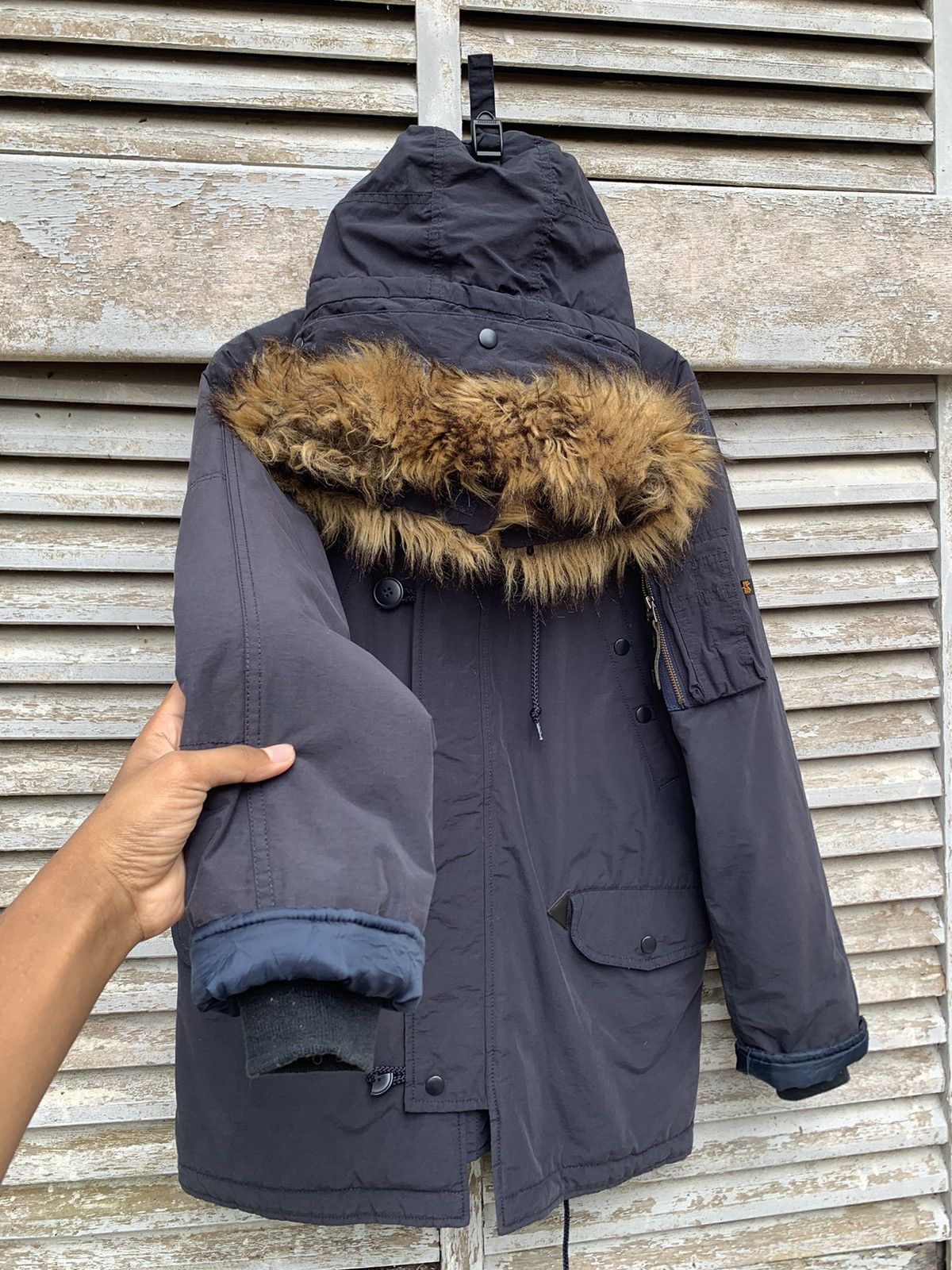 Alpha Industries 🪖ALPHA INDUSTRIES PARKA JACKET Size US S / EU 44-46 / 1 - 7 Thumbnail
